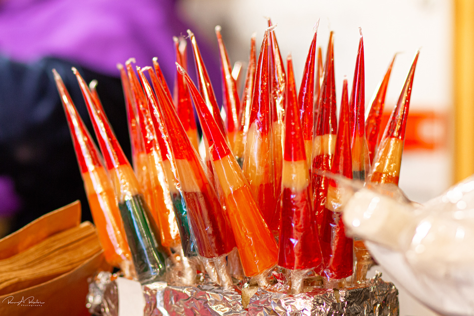 Ecuadorian traditional sweets - Conitos de azucar