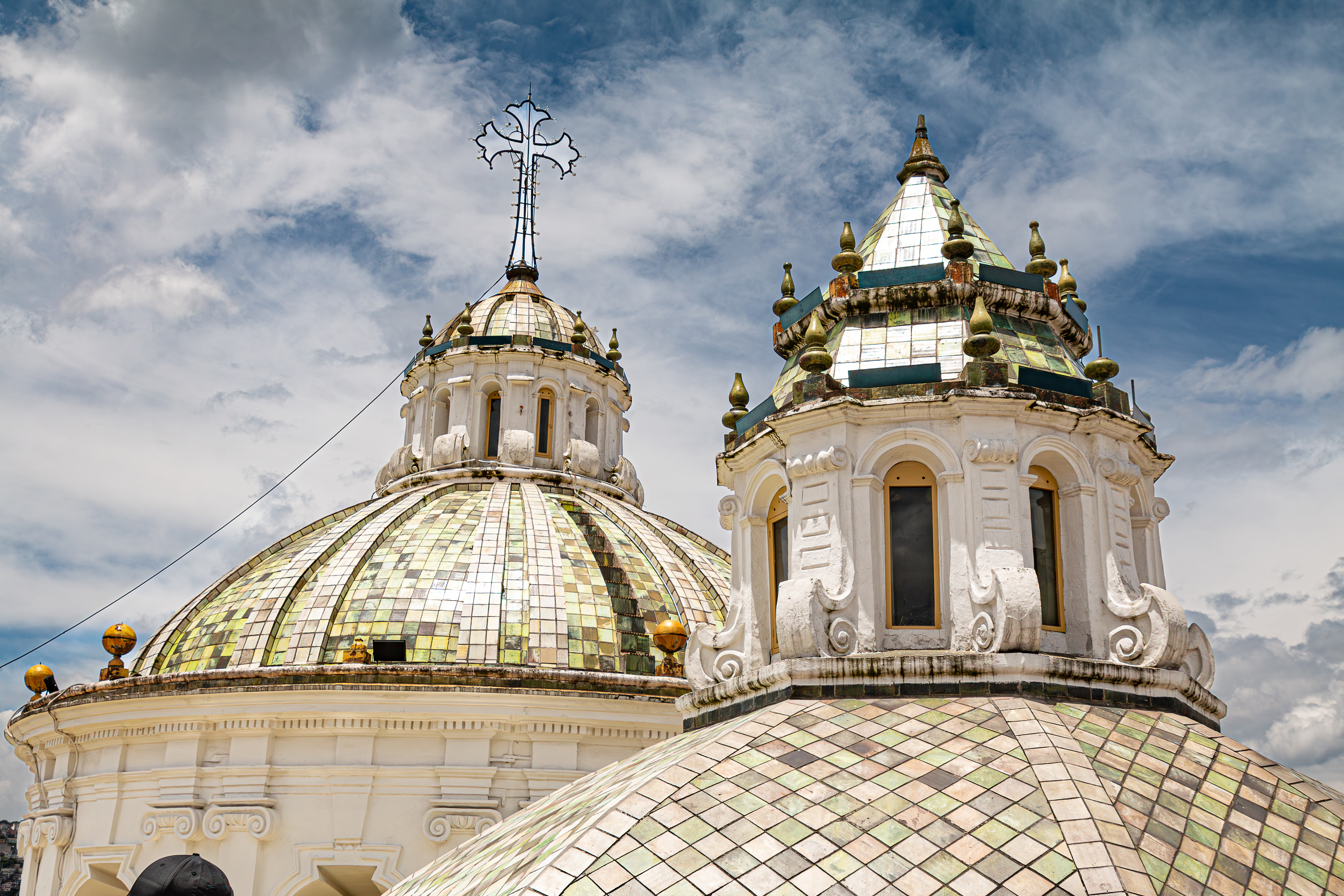 La Compañia Church cupula - Quito Ecuador