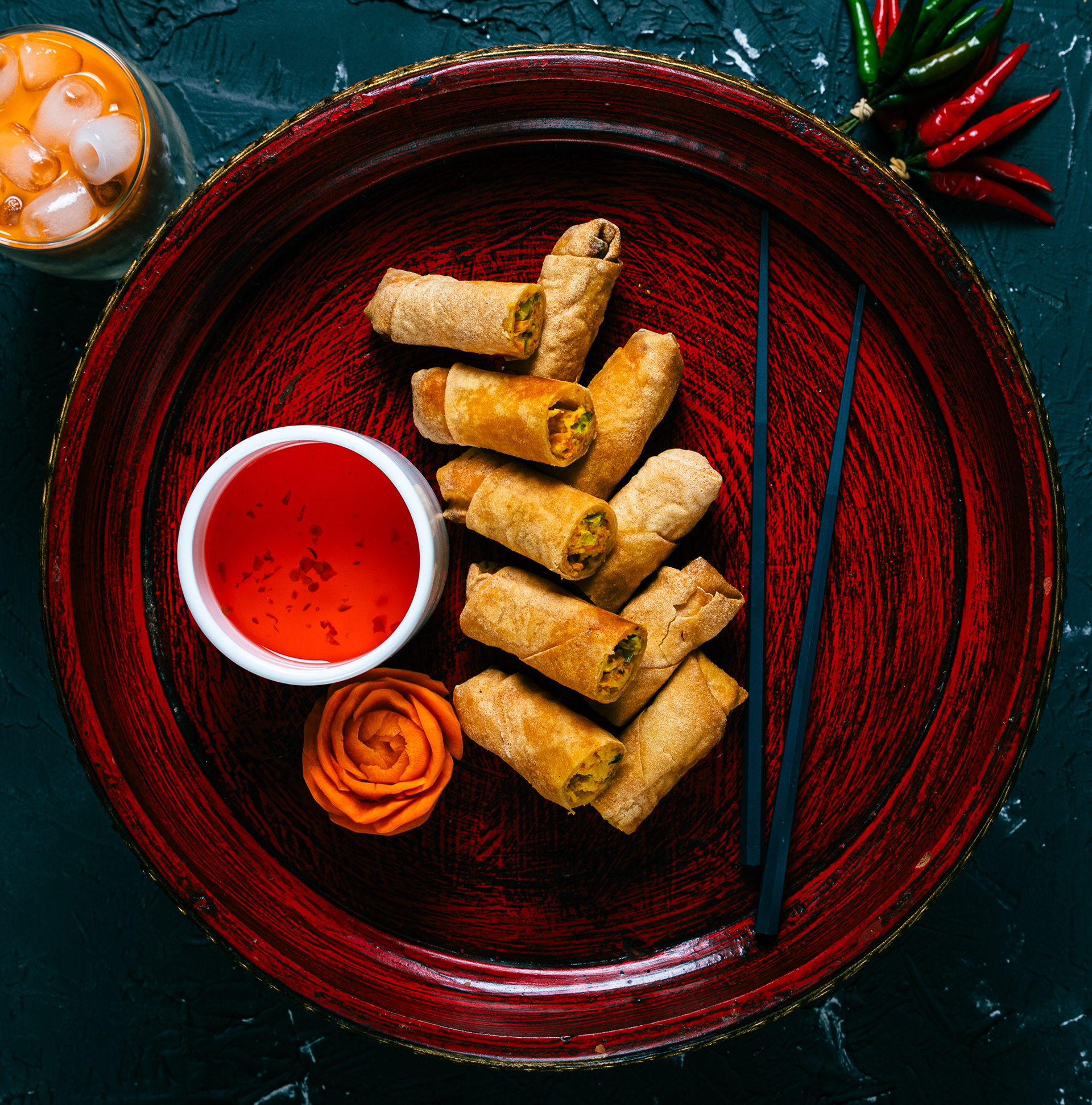 Thai food- eggrolls