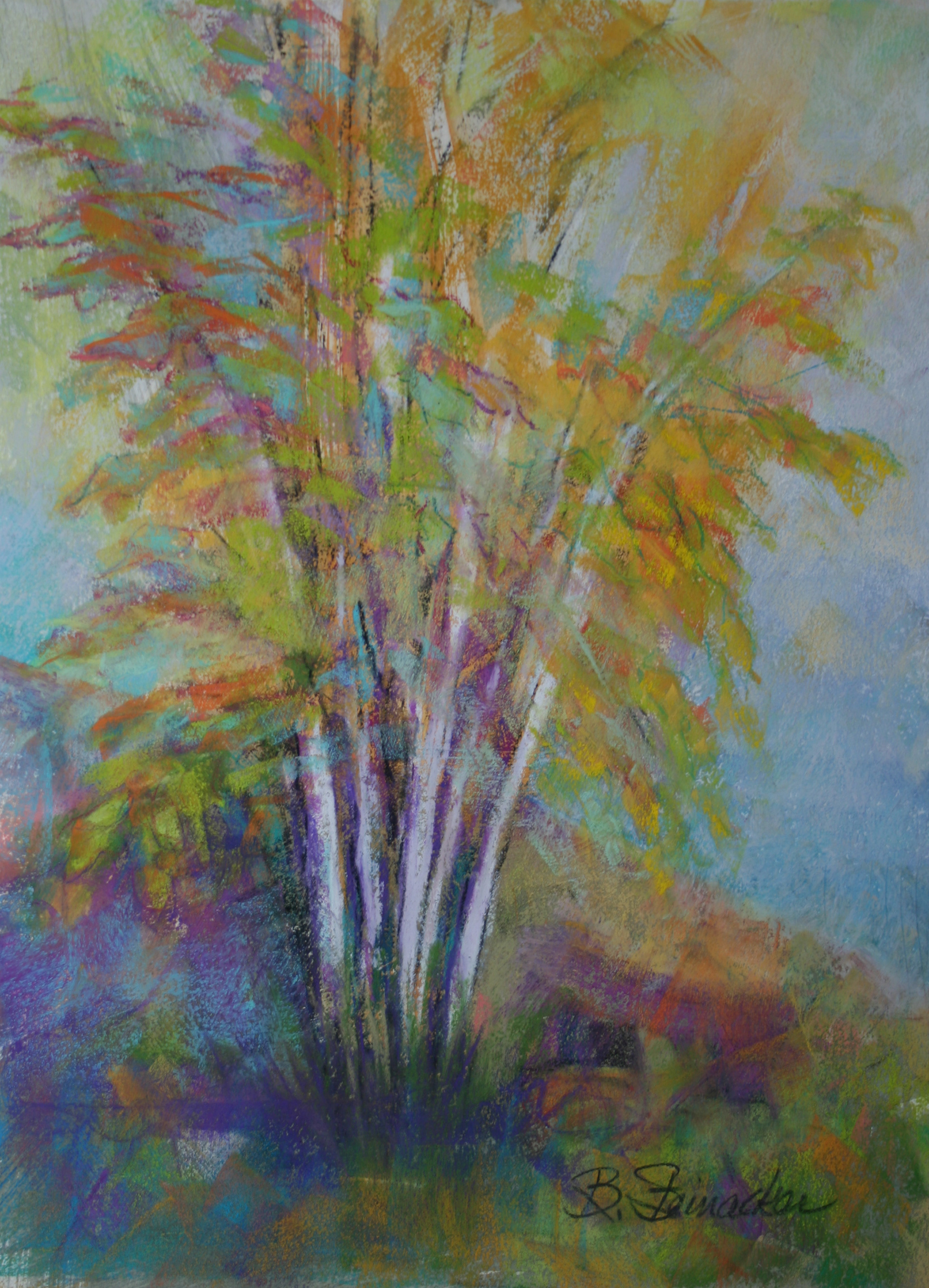 Birches (Yellow)