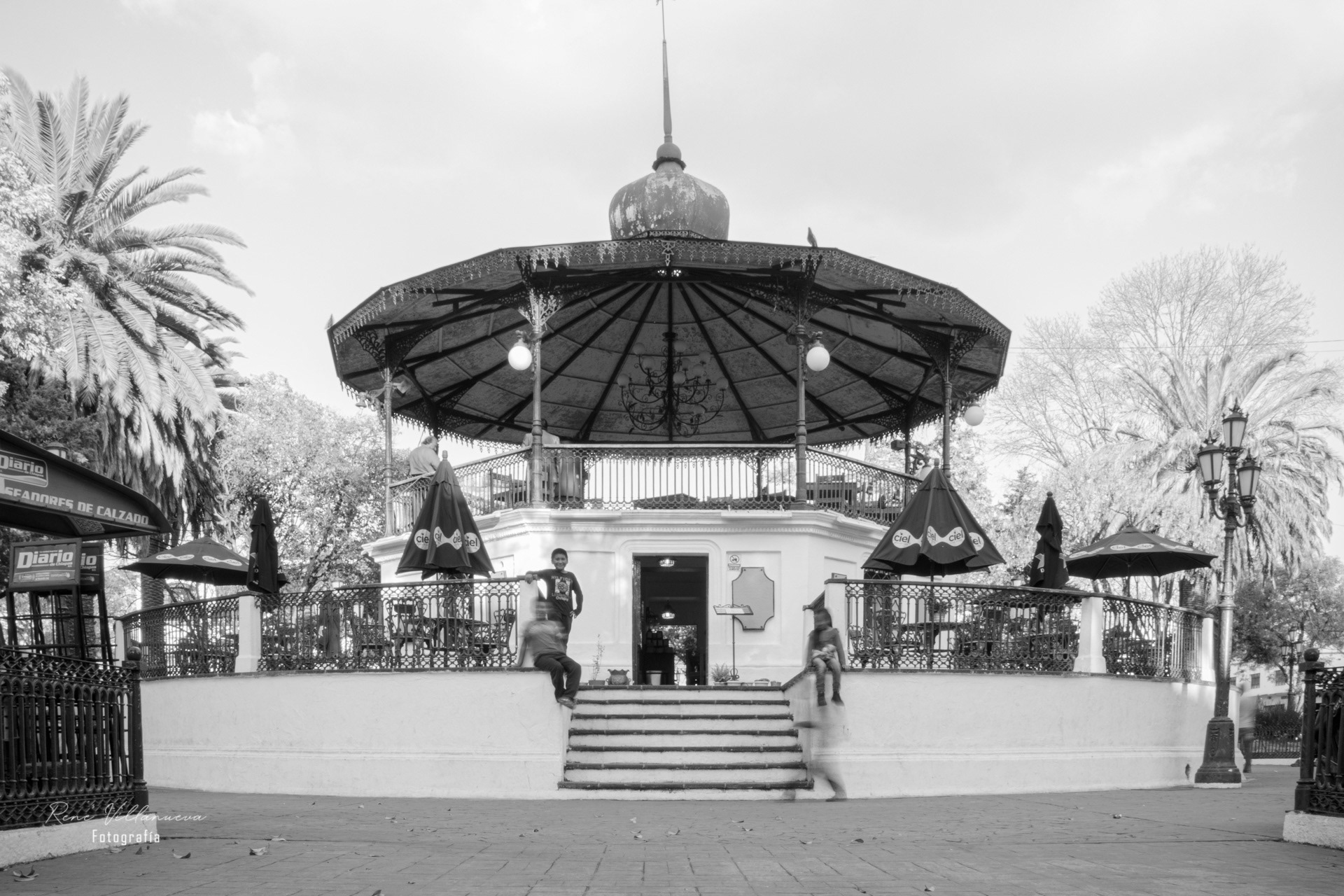 (El Restaurante) Quiosco central en el Parque de San Cristobal Las Casas