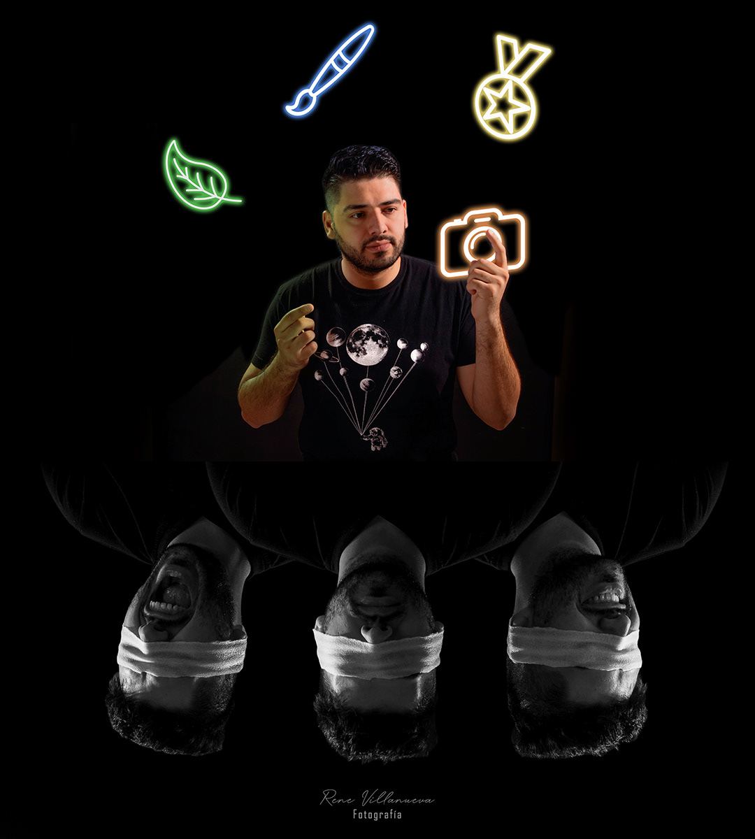 Emociones creativas. Un proyecto fotográfico parte de un experimento gráfico dio como resultado esta imagen que pretende reflejar las decisiones emocionales que tomamos en lo que hacemos y lo que vivimos.