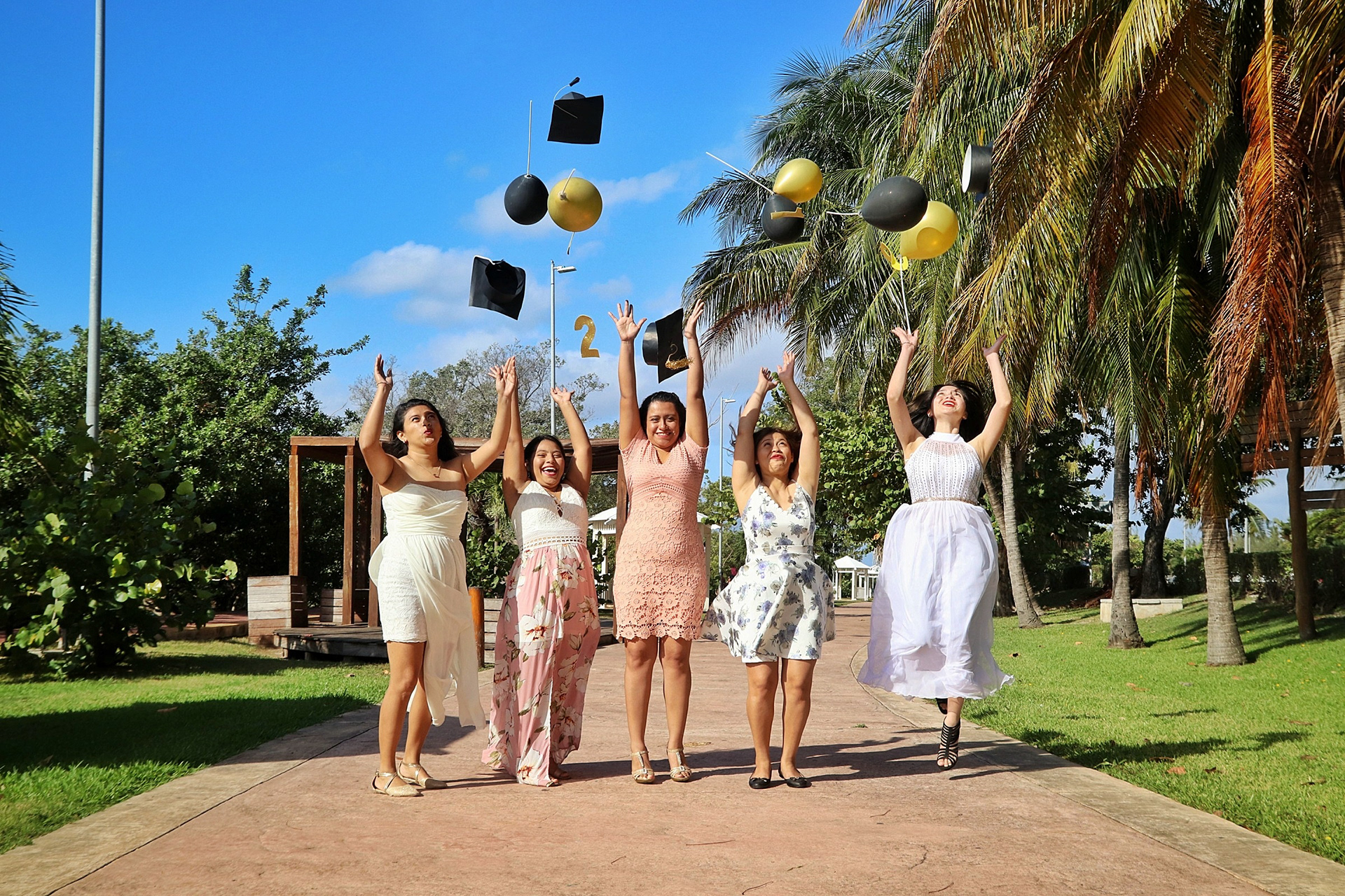 Foto de graduación en Cancún