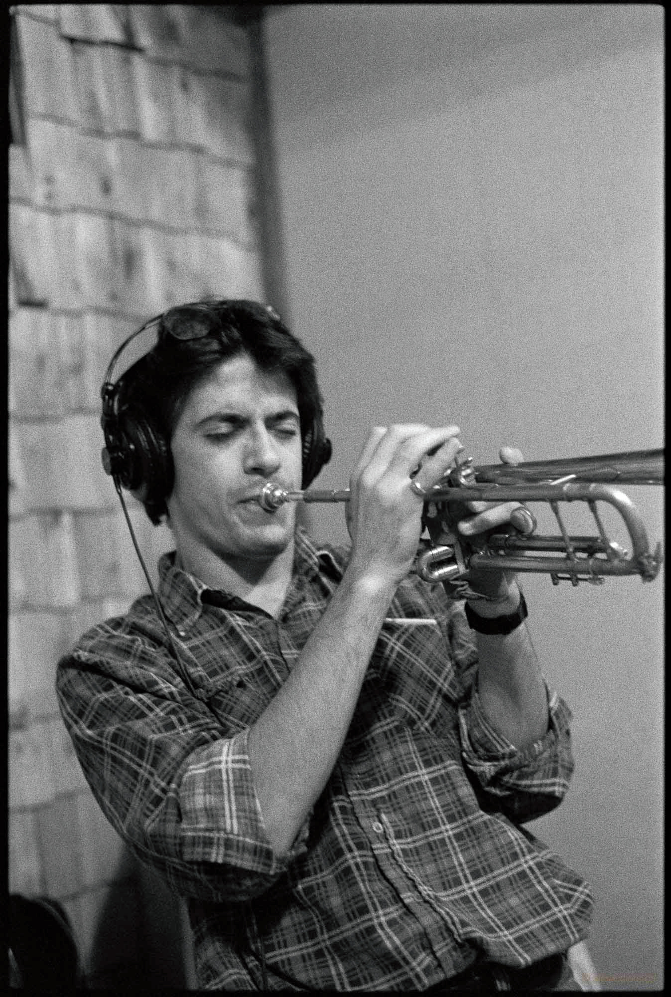 Michael Marcuzzi during the 1988 recording of A Few Colors CD