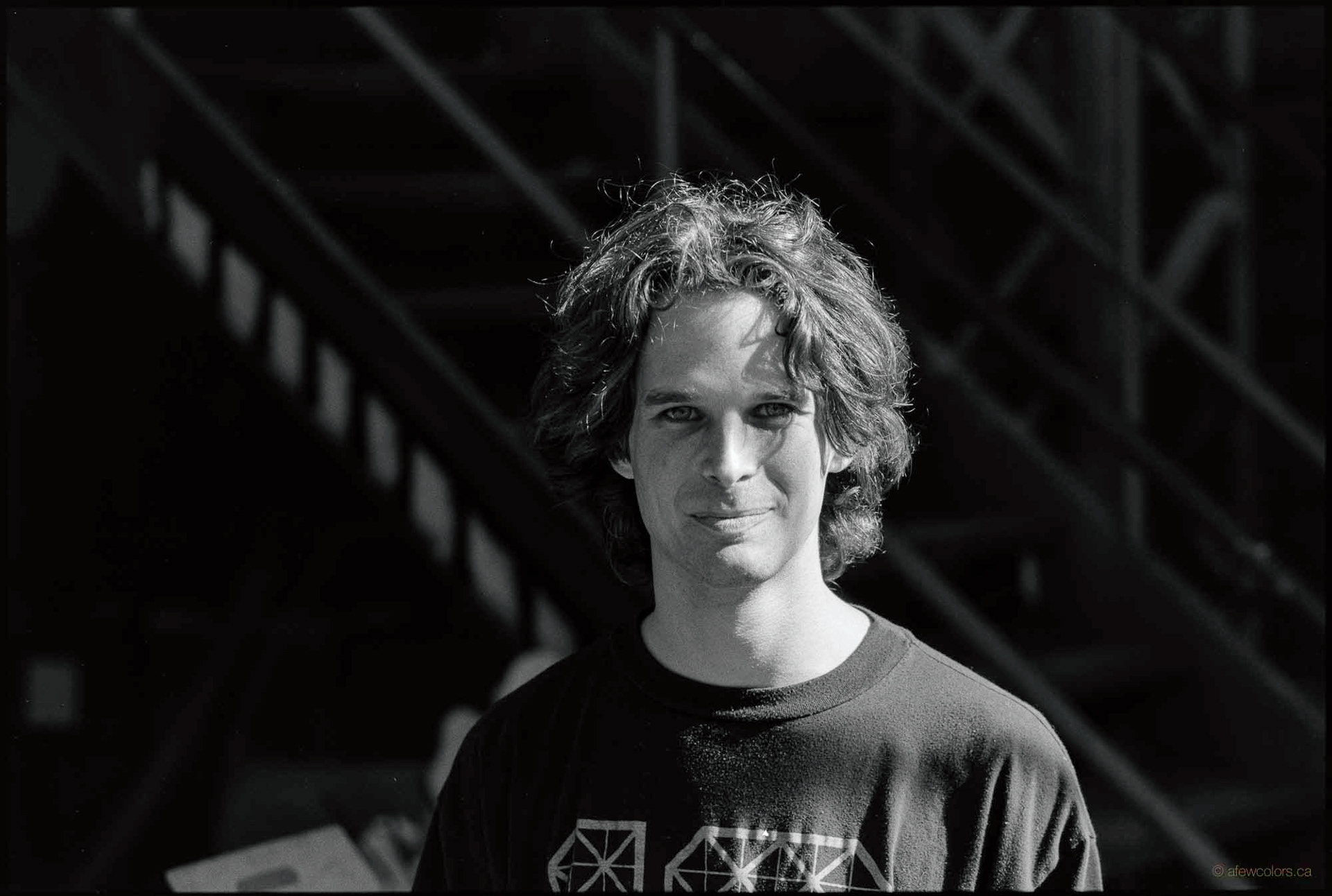 black & white photo of Jon Miller