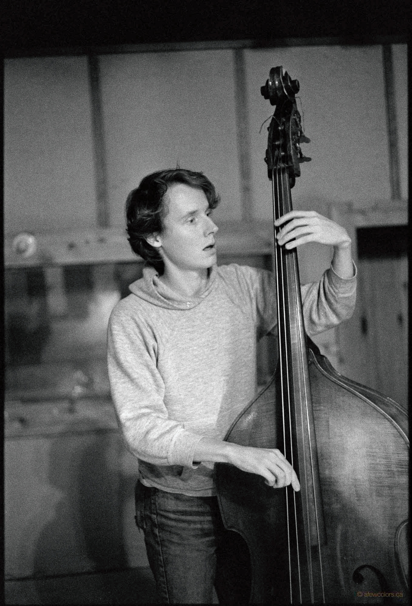 Mike Milligan during the 1988 recording of A Few Colors CD