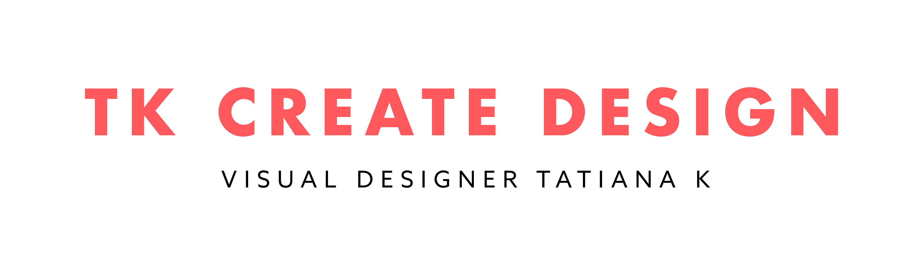TK Create Design User Experience Designer Tatiana K Logo