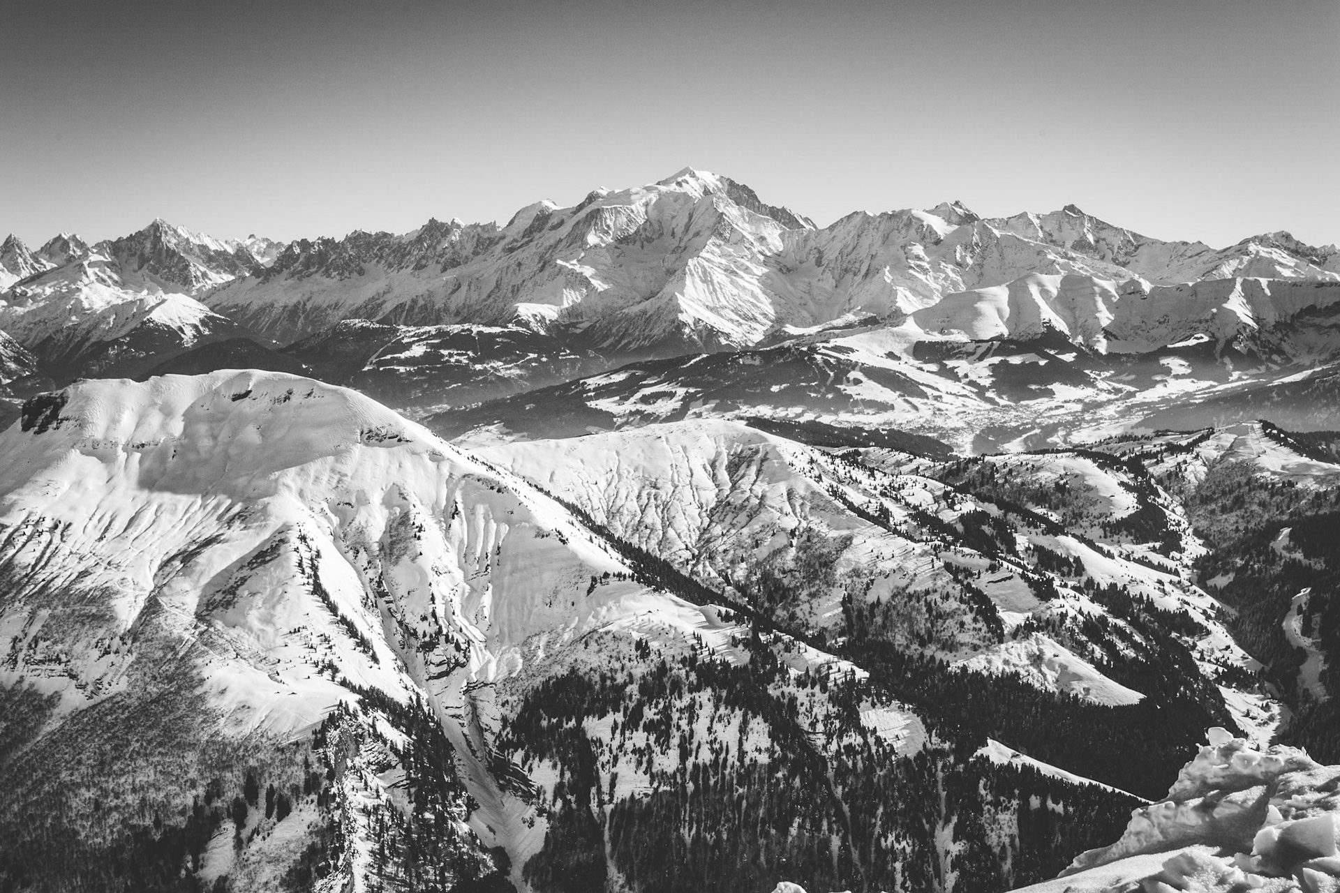 La Balme View B&W