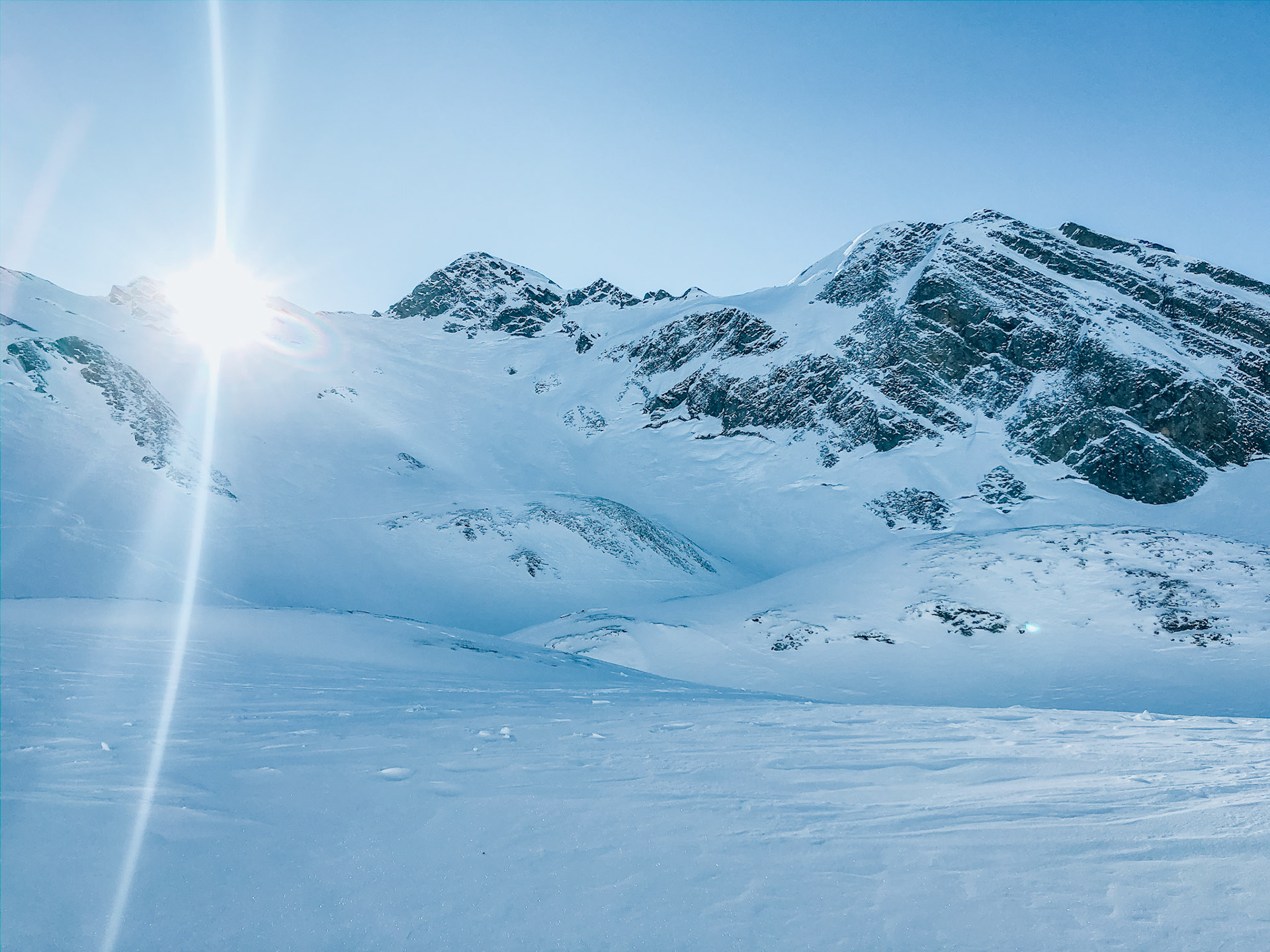 Snowy Sun