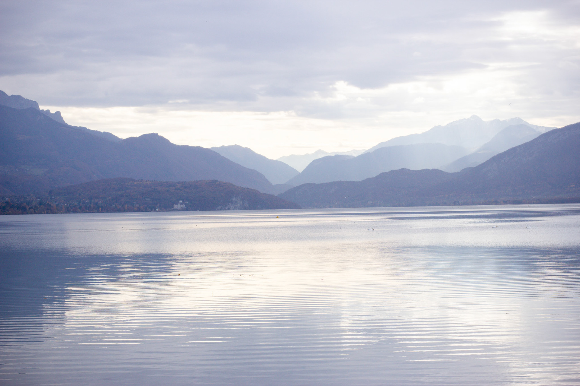 Reflective Lake Annecy