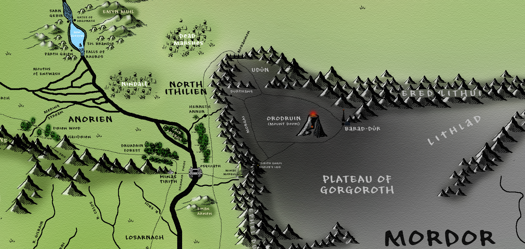 Glen Smith - Composite Map Of Arda