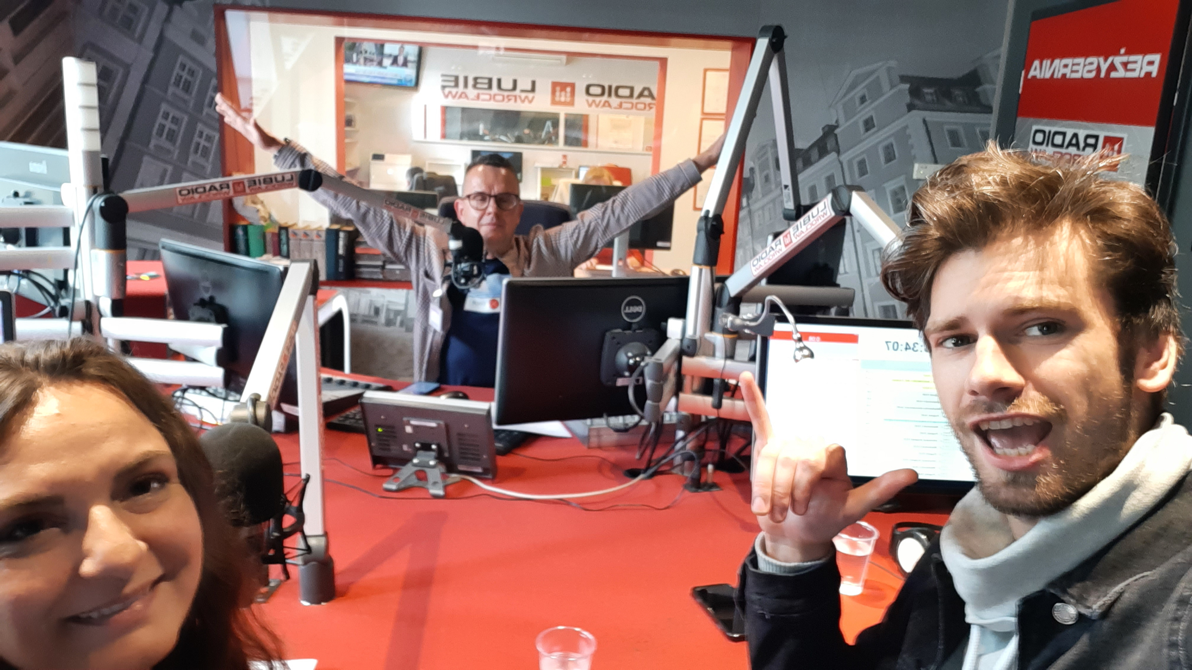 Rozmowa z szefem muzycznym Radia Wrocław, w siedzibie Radia