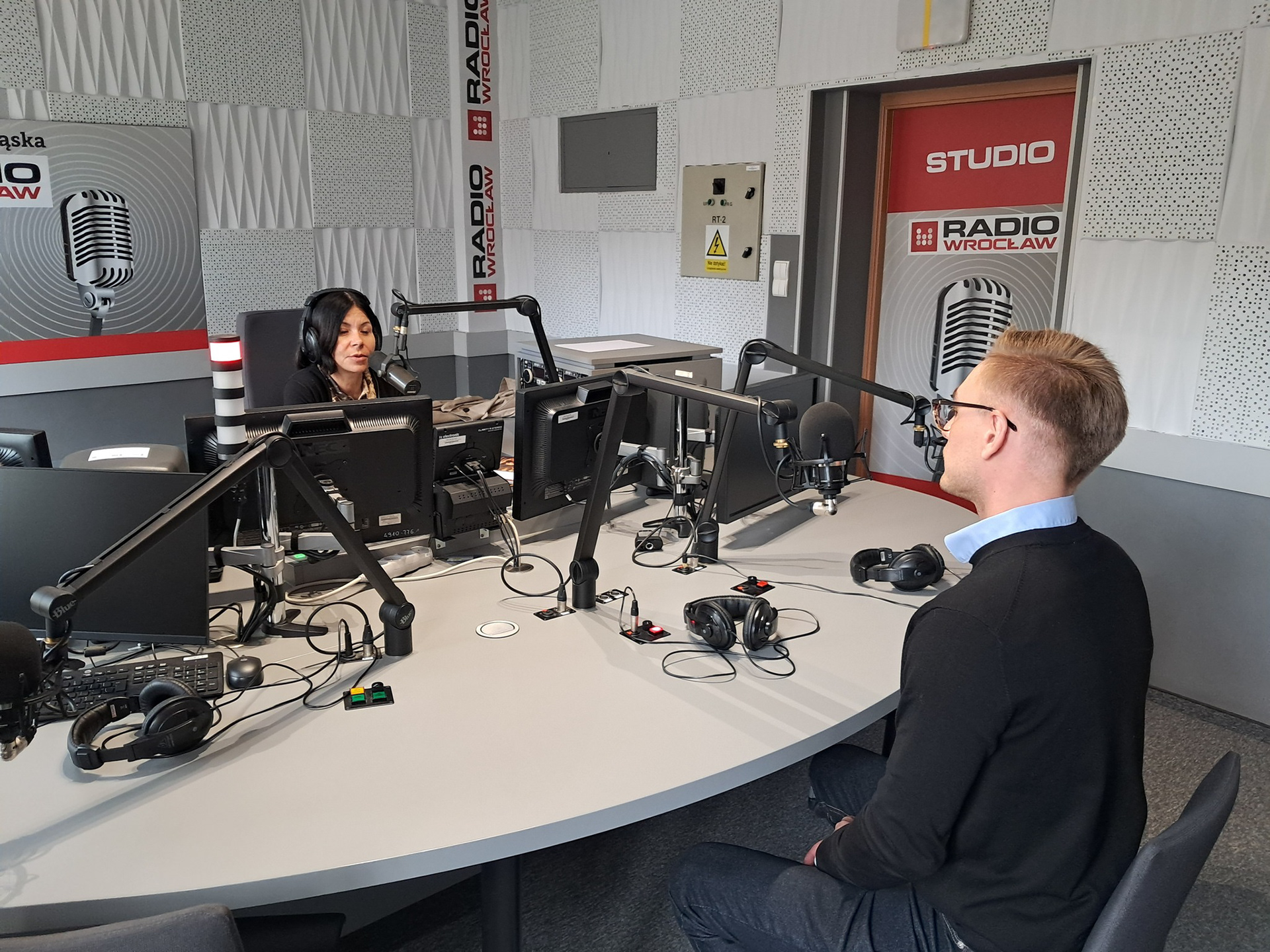 Dr Marek Kwaśny w audycji "Swoje chwalimy" Katarzyny Górnej-Drzewosz, Radio Wrocław