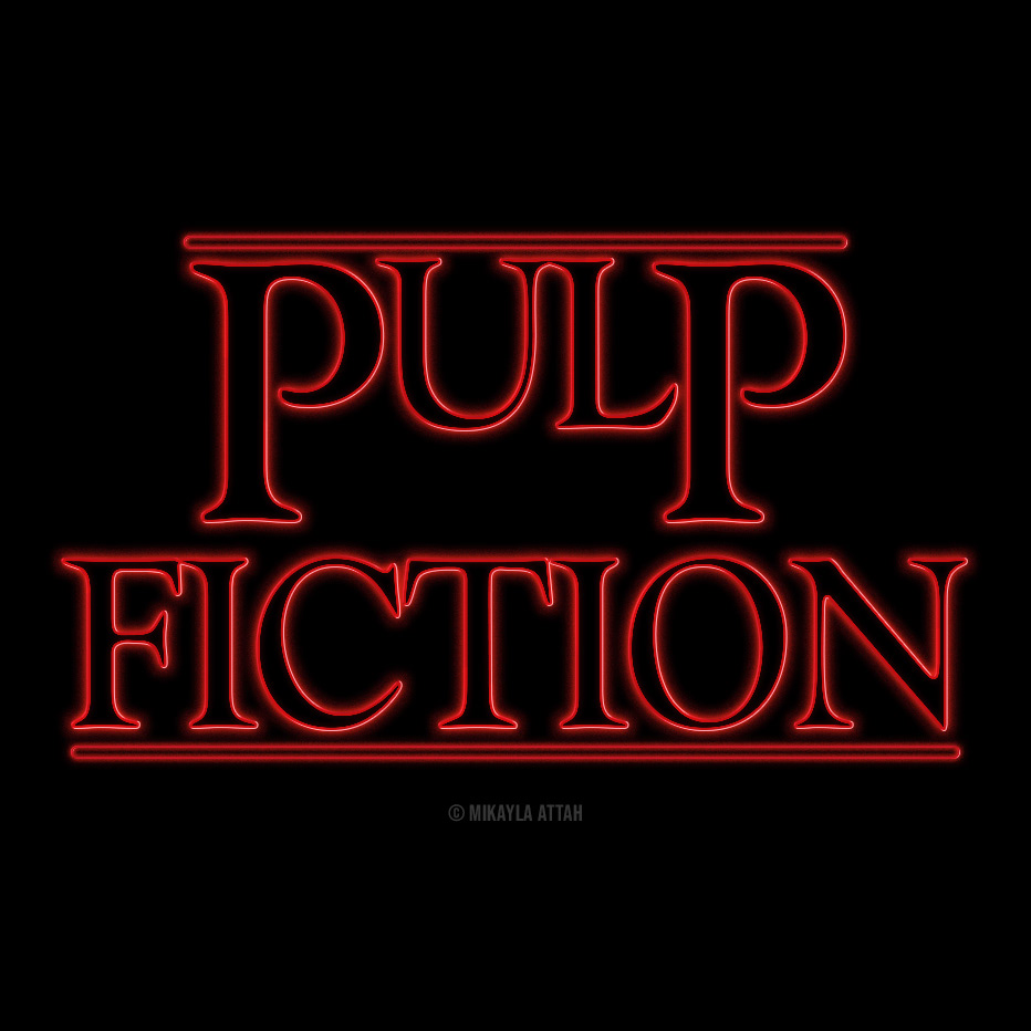 Stranger Things X Pulp Fiction | © Mikayla Attah