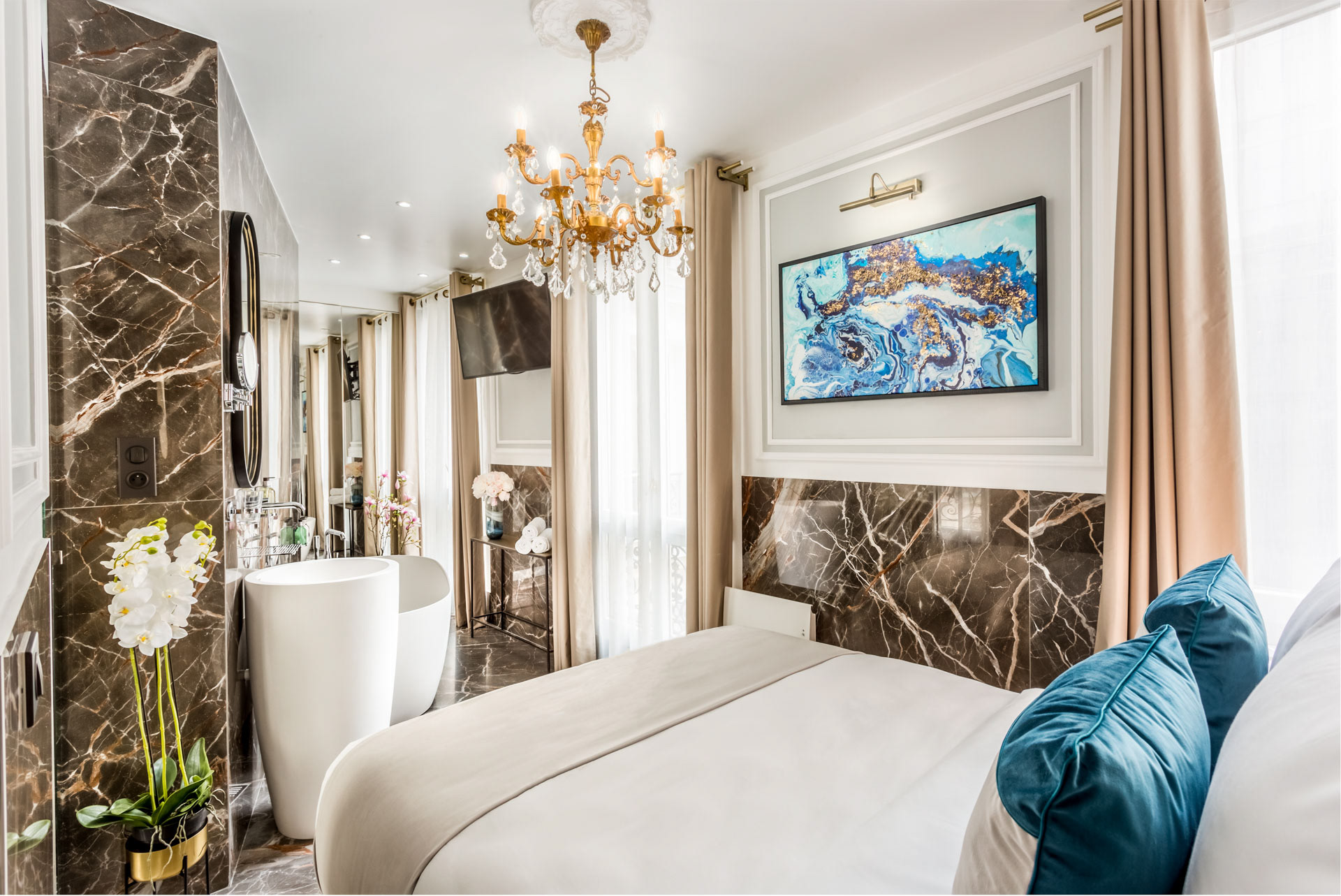 Suite avec baignoire