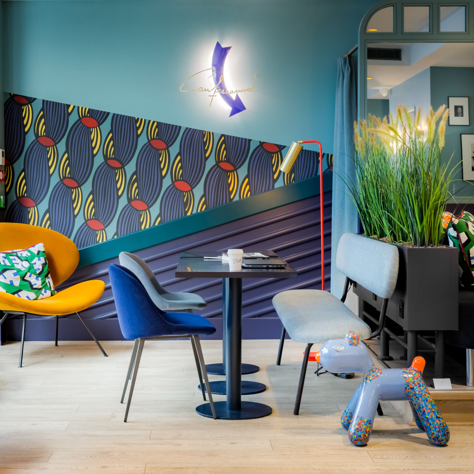 espace lounge hôtel