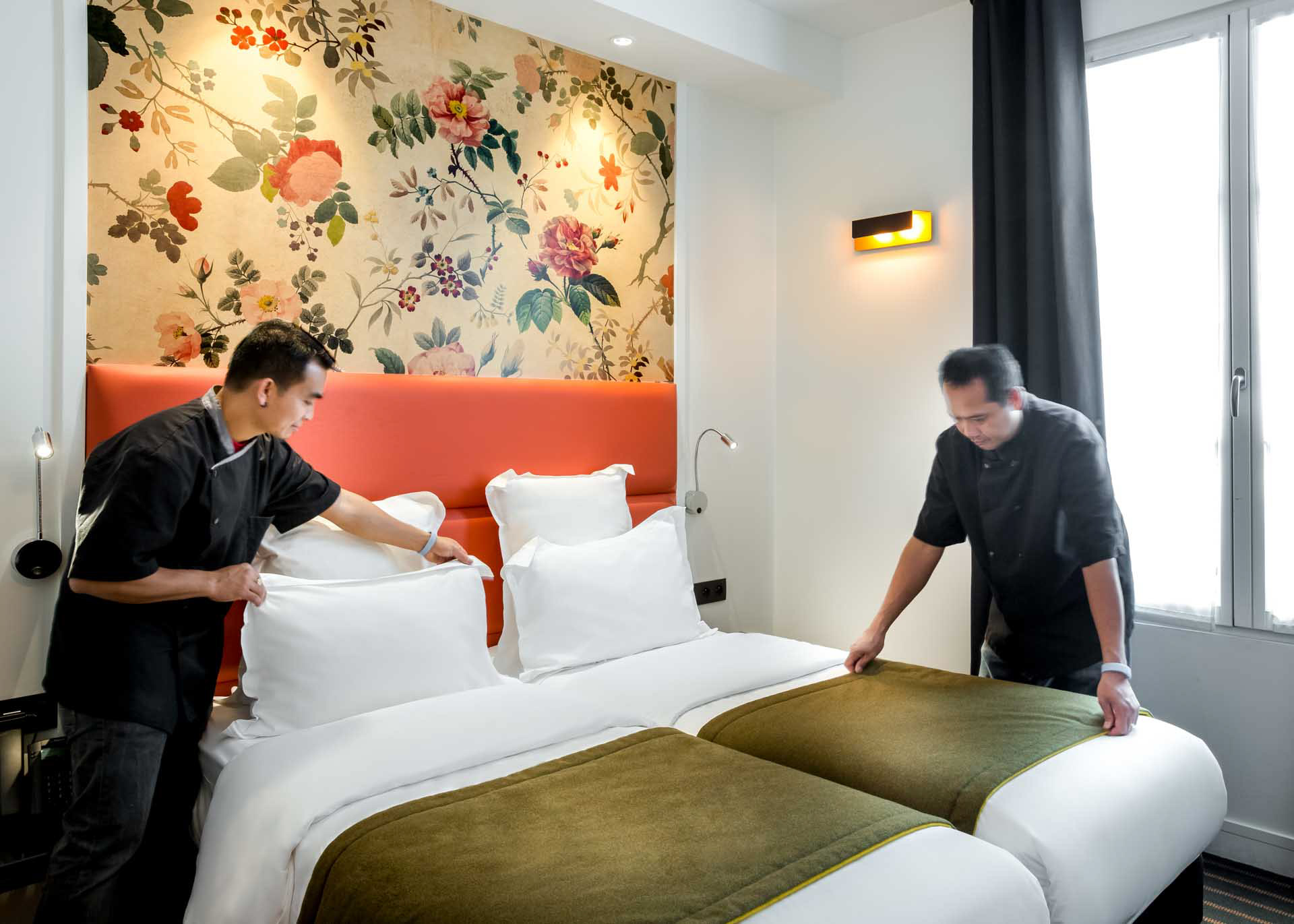 Préparation de la chambre
