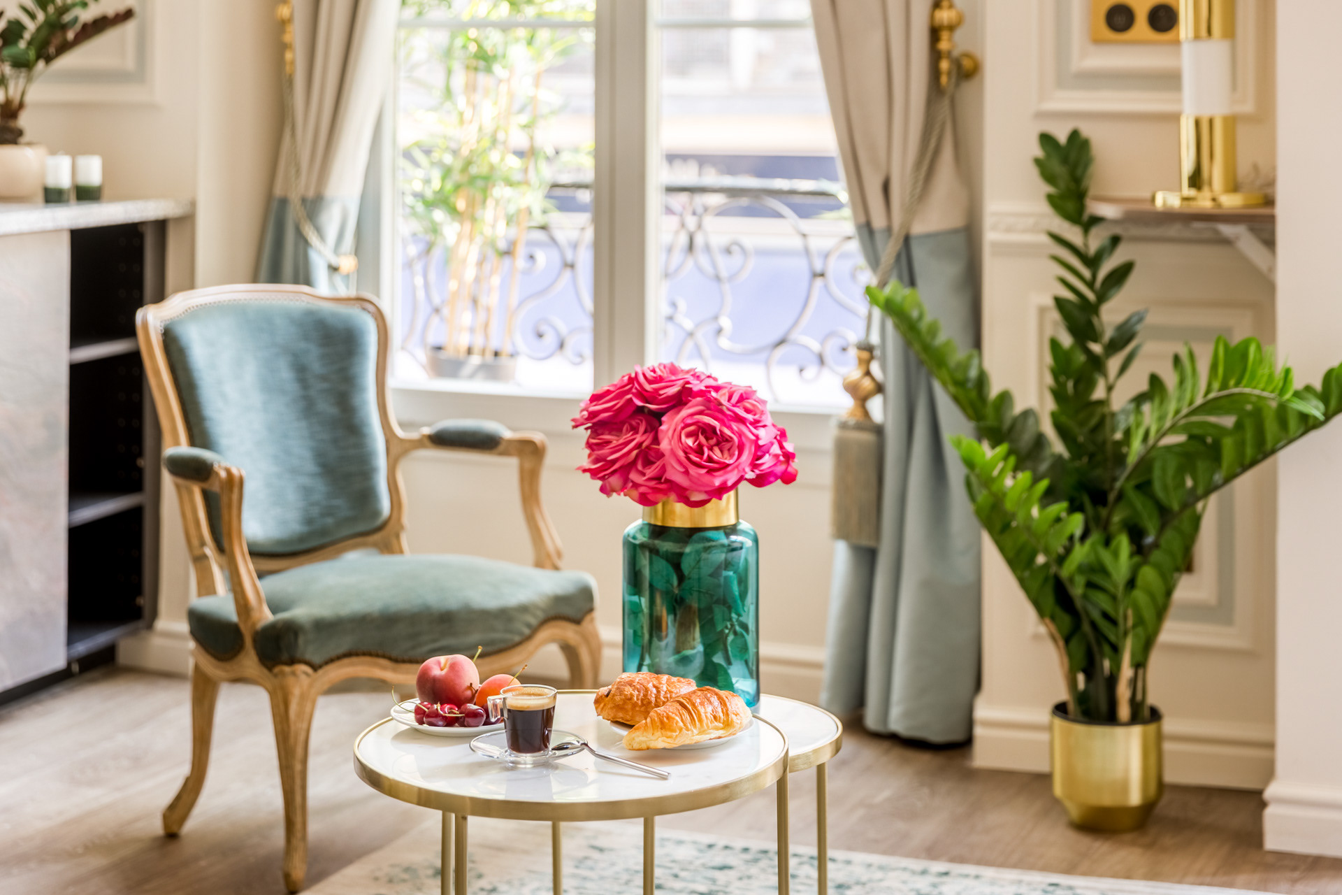 Détails du petit déjeuner - chaise