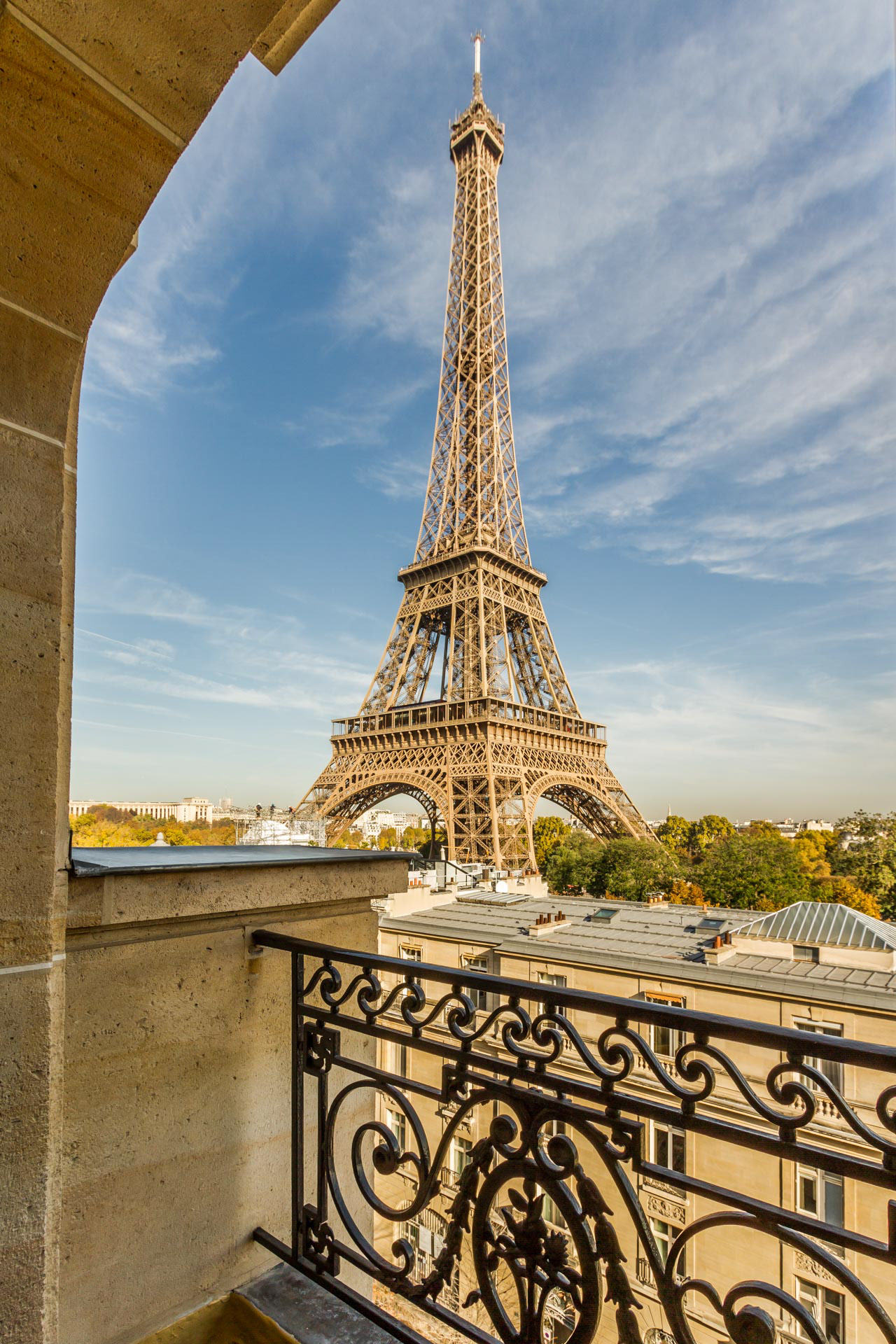Vue de la tour Eiffel