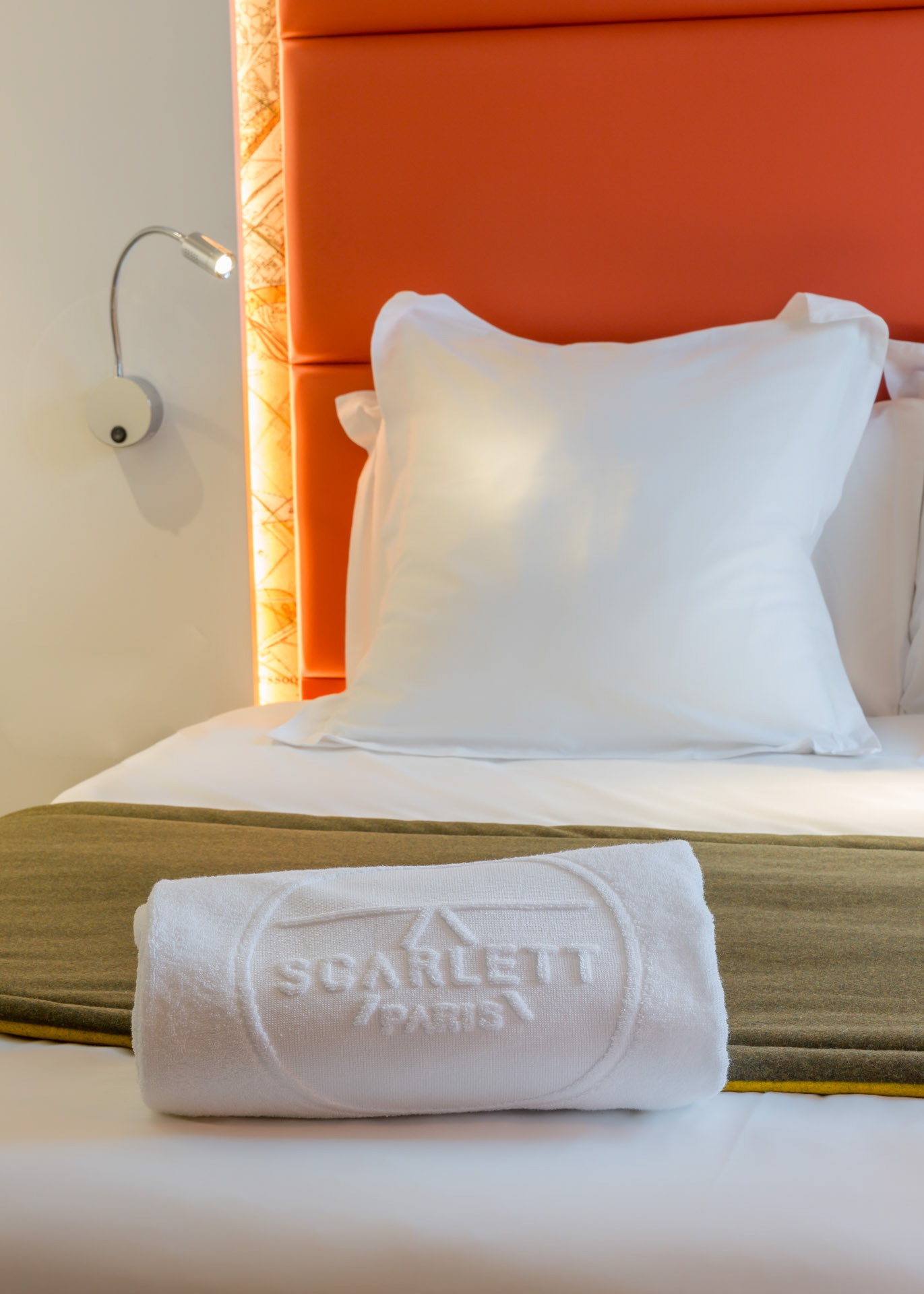 Détail serviette de bain