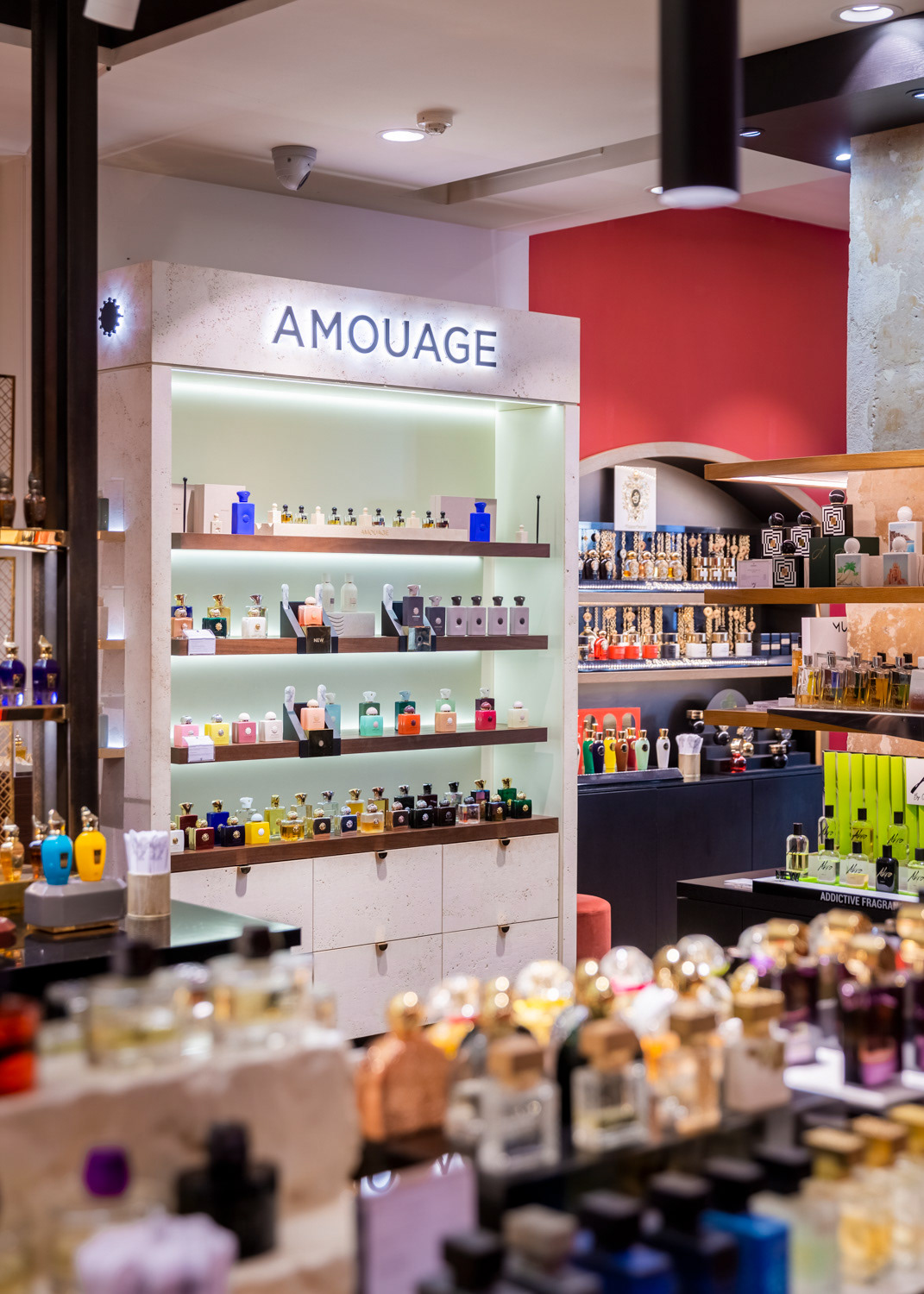 Produit dans le contexte (flou)