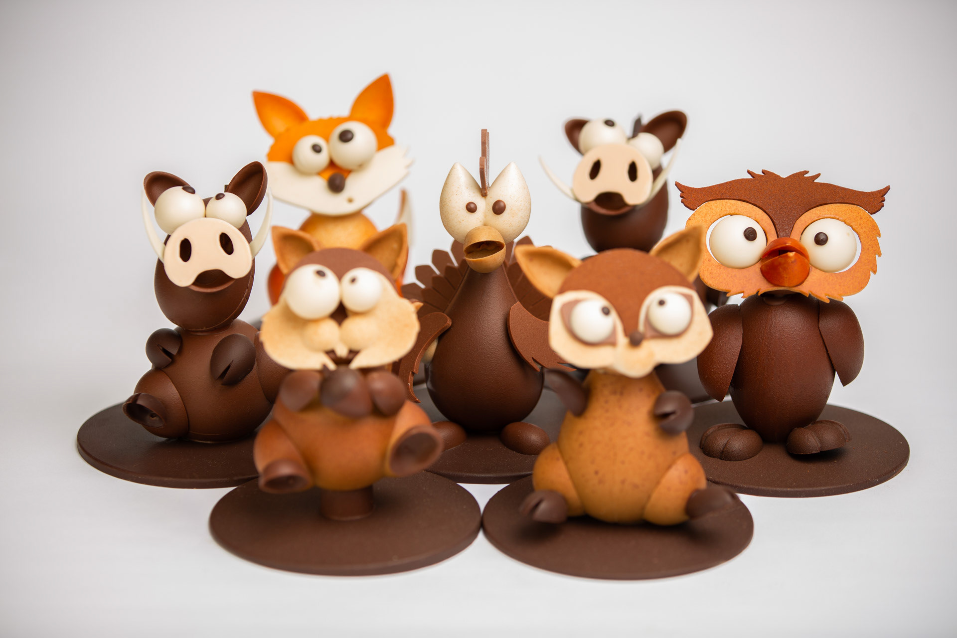 Personnages chocolat de Pâques