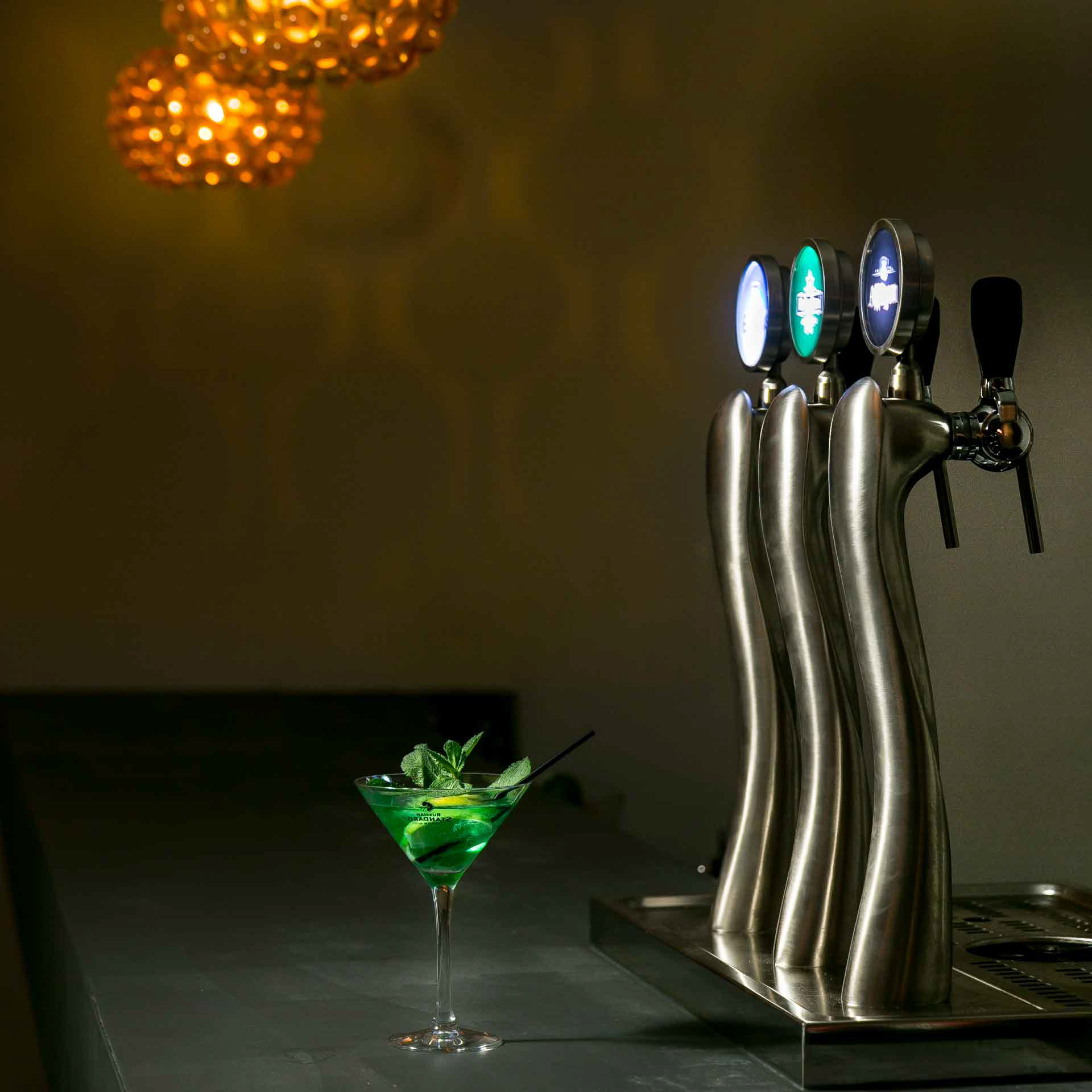 Cocktail au comptoir