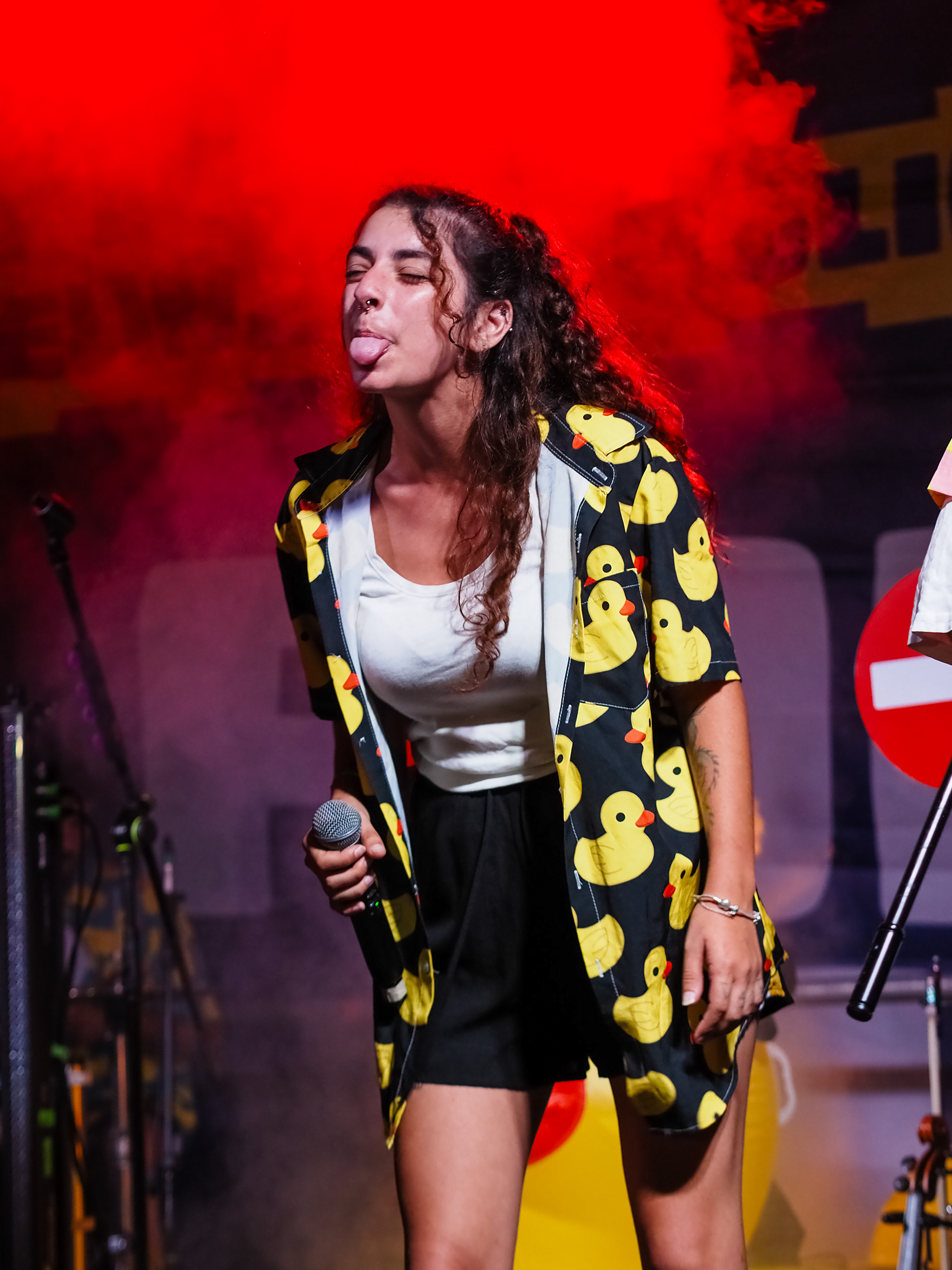 POLICE LINE EN LAS FIESTAS DE CAN GORDEI