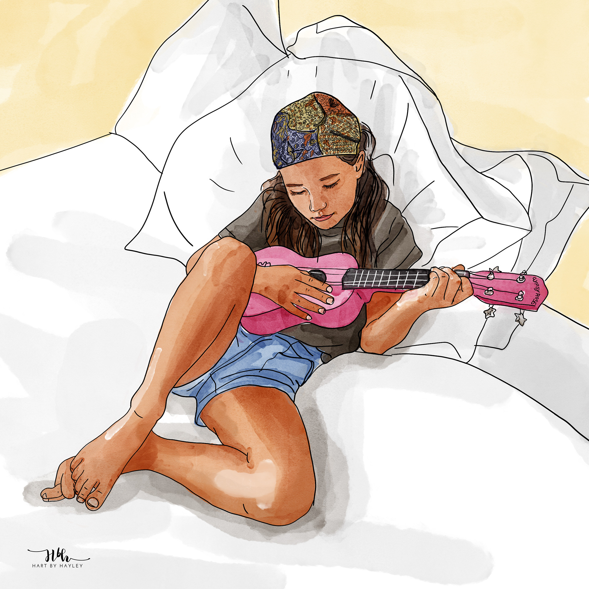 Digital watercolour illustration