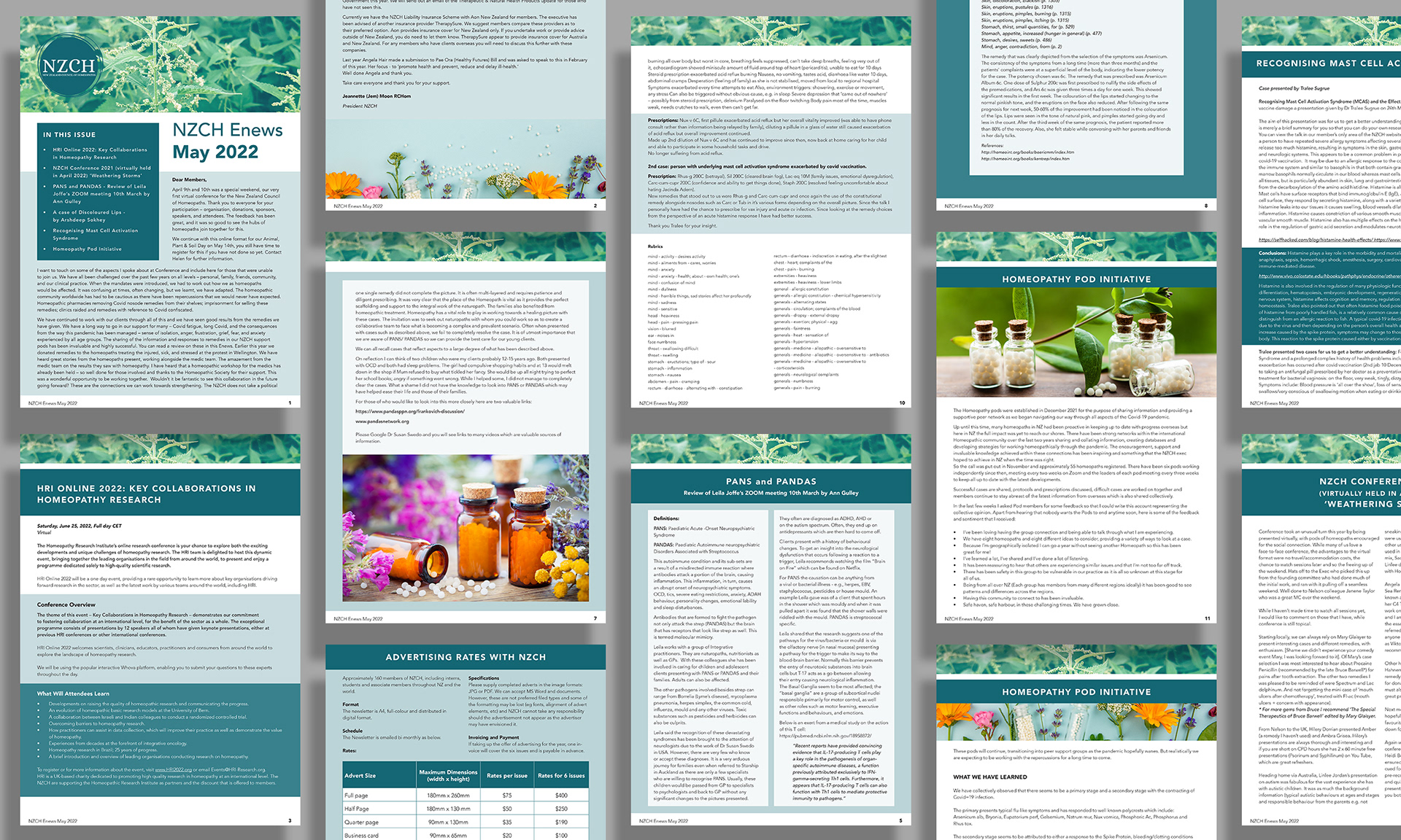 E- Newsletter for New Zealand Council of Homeopaths