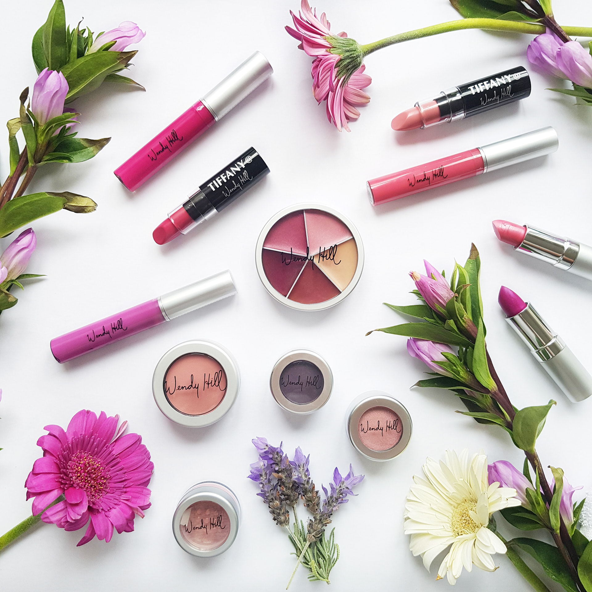 Product styling for Wendy Hill Cosmetics