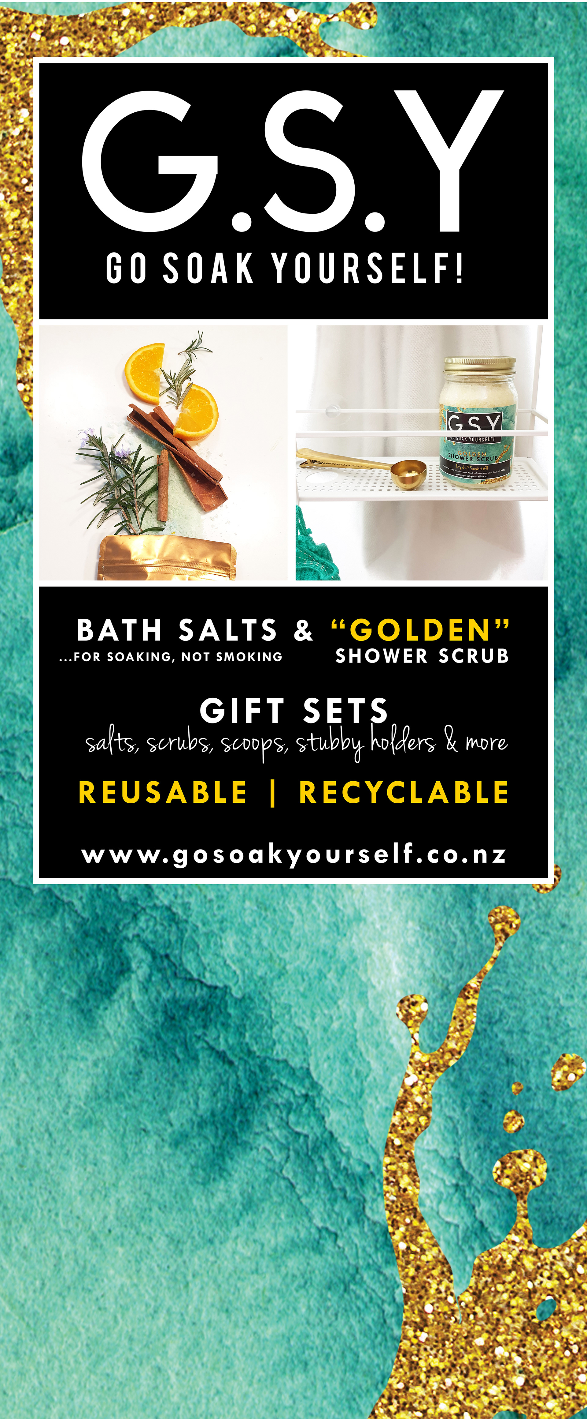 GSY pull up banner design