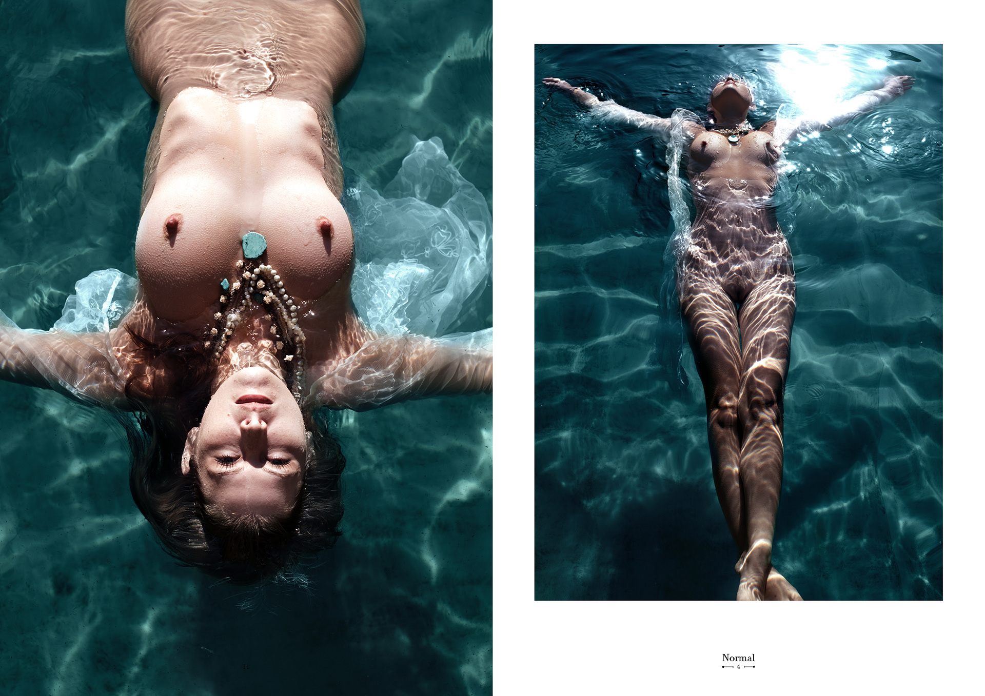 Publication magazine art nude photography photoart digiart online erotic artist fine art photography nsfw naked underwater summer pool swimming