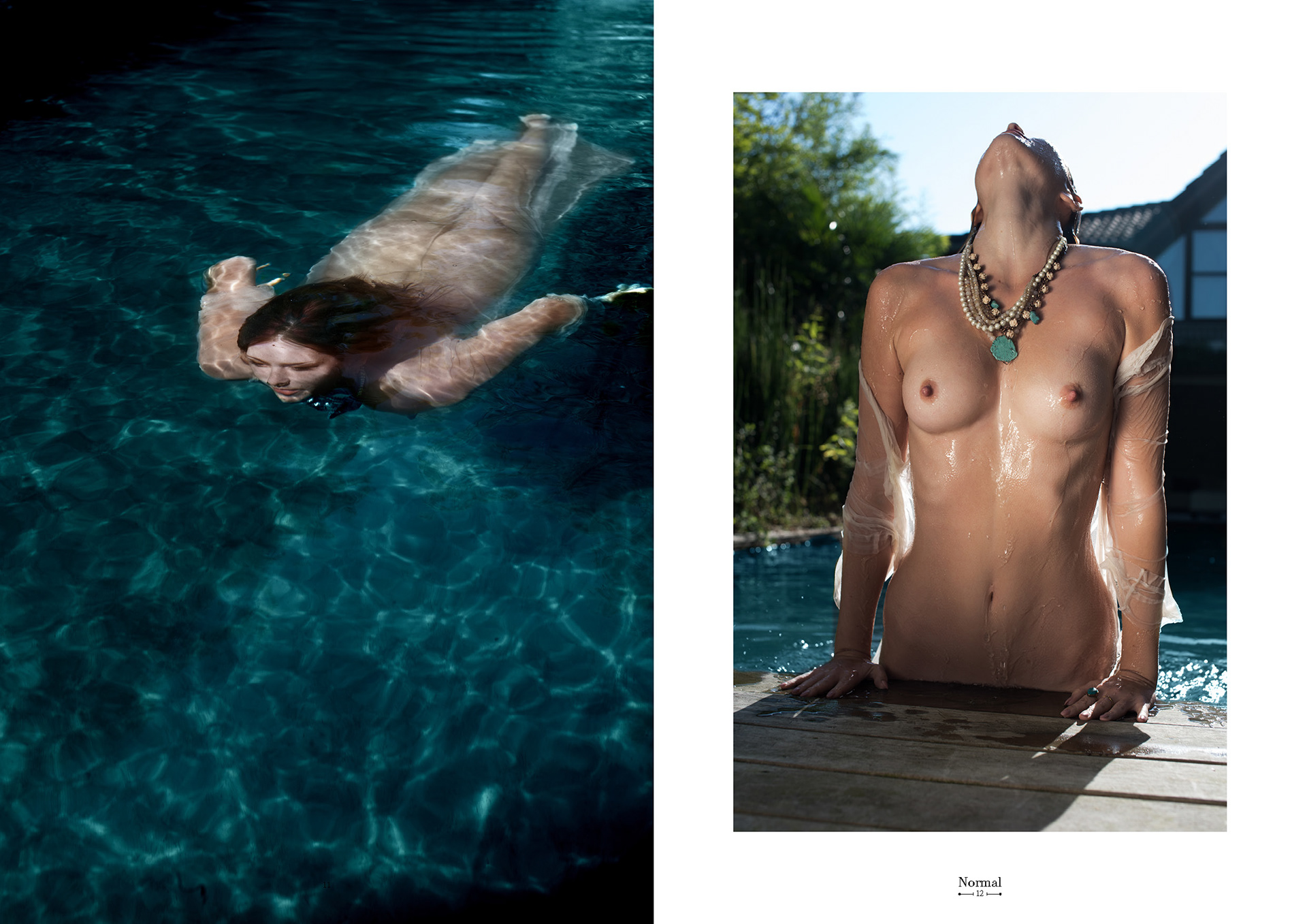 Publication magazine art nude photography photoart digiart online erotic artist fine art photography nsfw naked underwater summer pool swimming