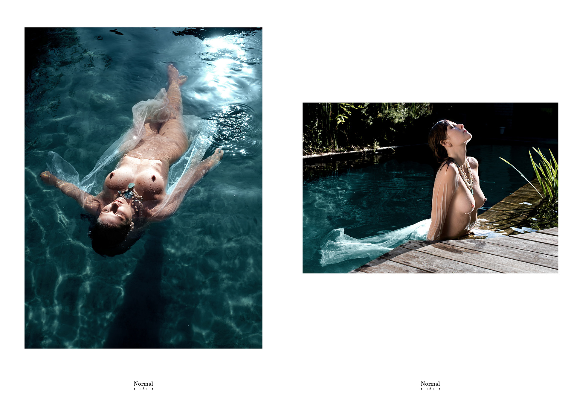 Publication magazine art nude photography photoart digiart online erotic artist fine art photography nsfw naked underwater summer pool swimming