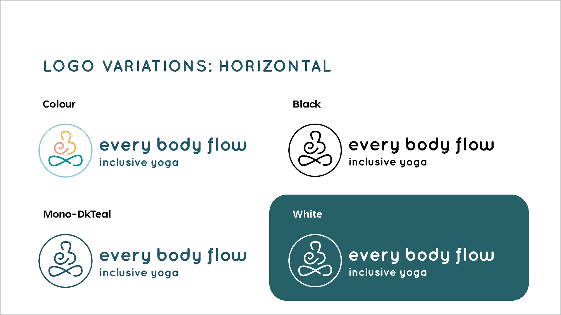 Style Guide: Horizontal Logo Variations