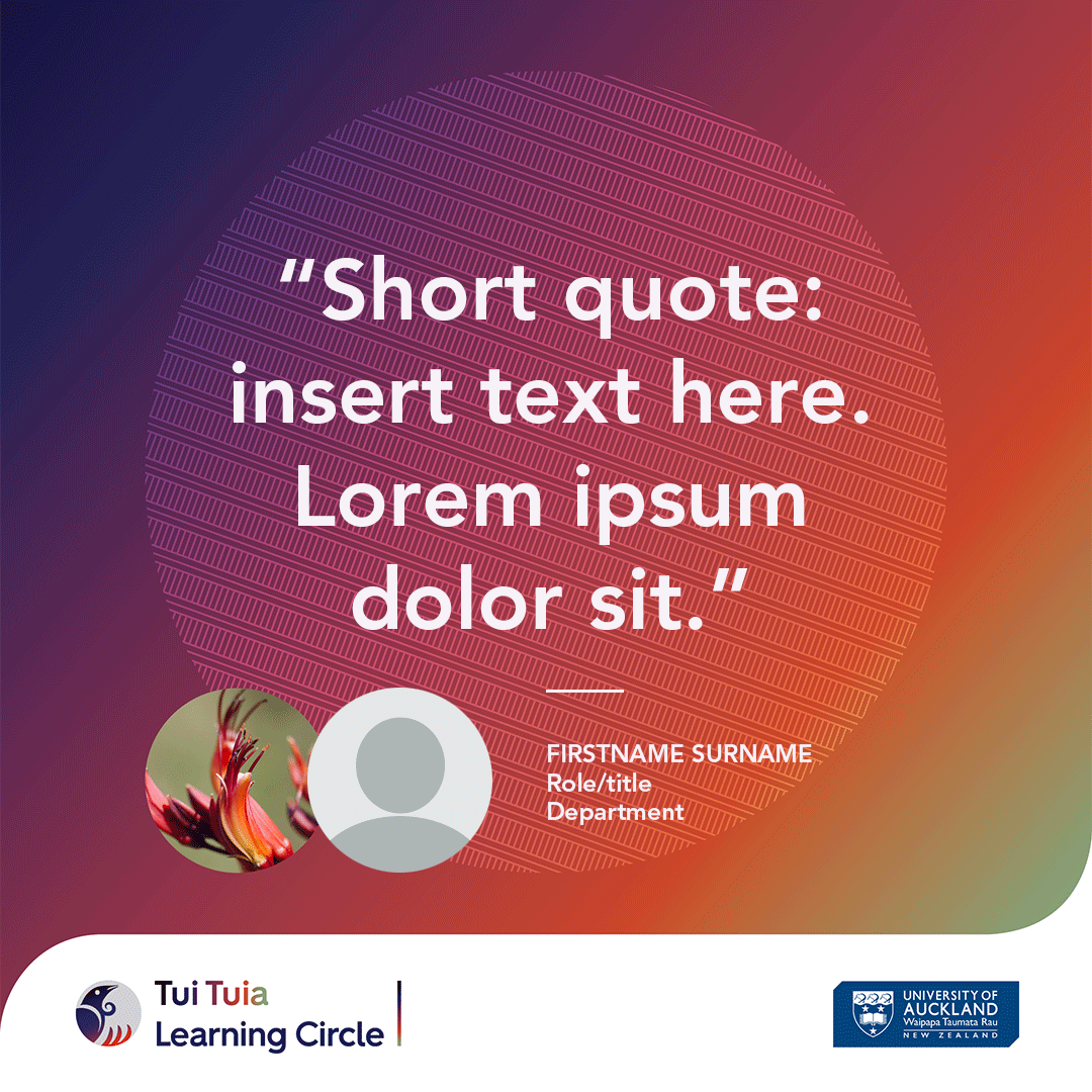 Short quote with image