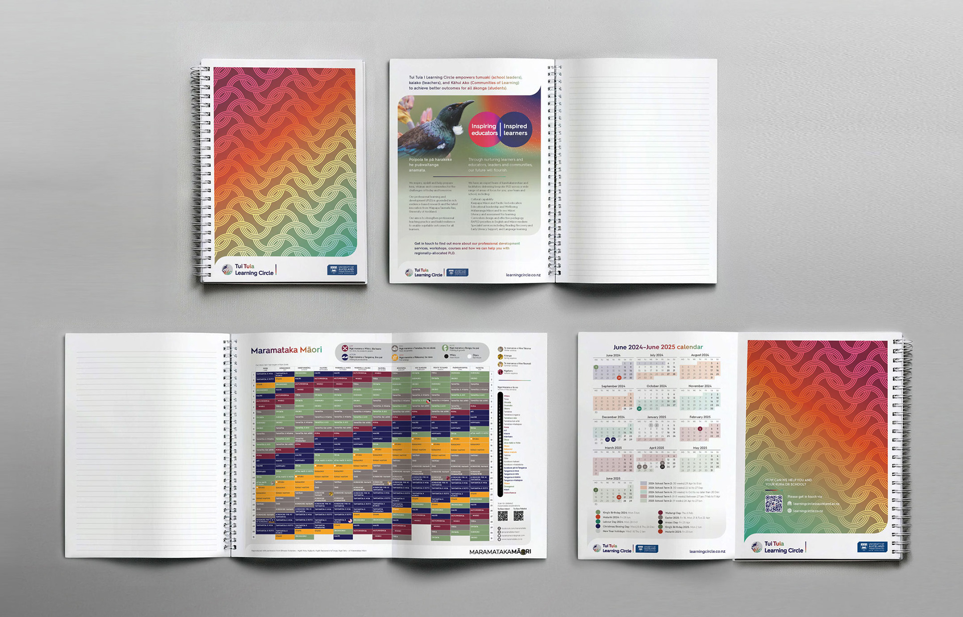 Maramataka A4 Notebook