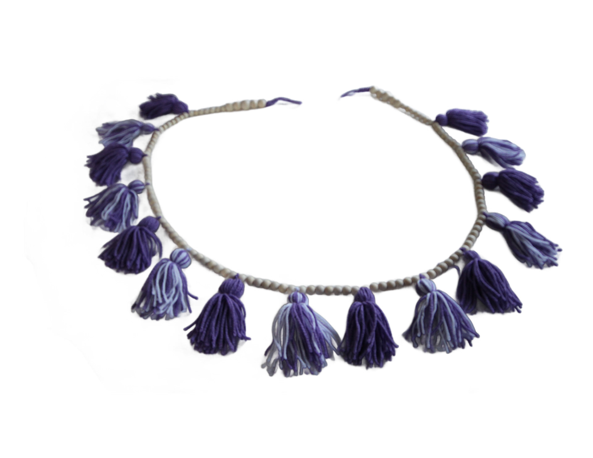 Purple/White Garland