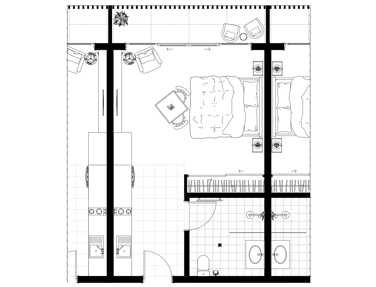 Hotel Unit Floor Plan