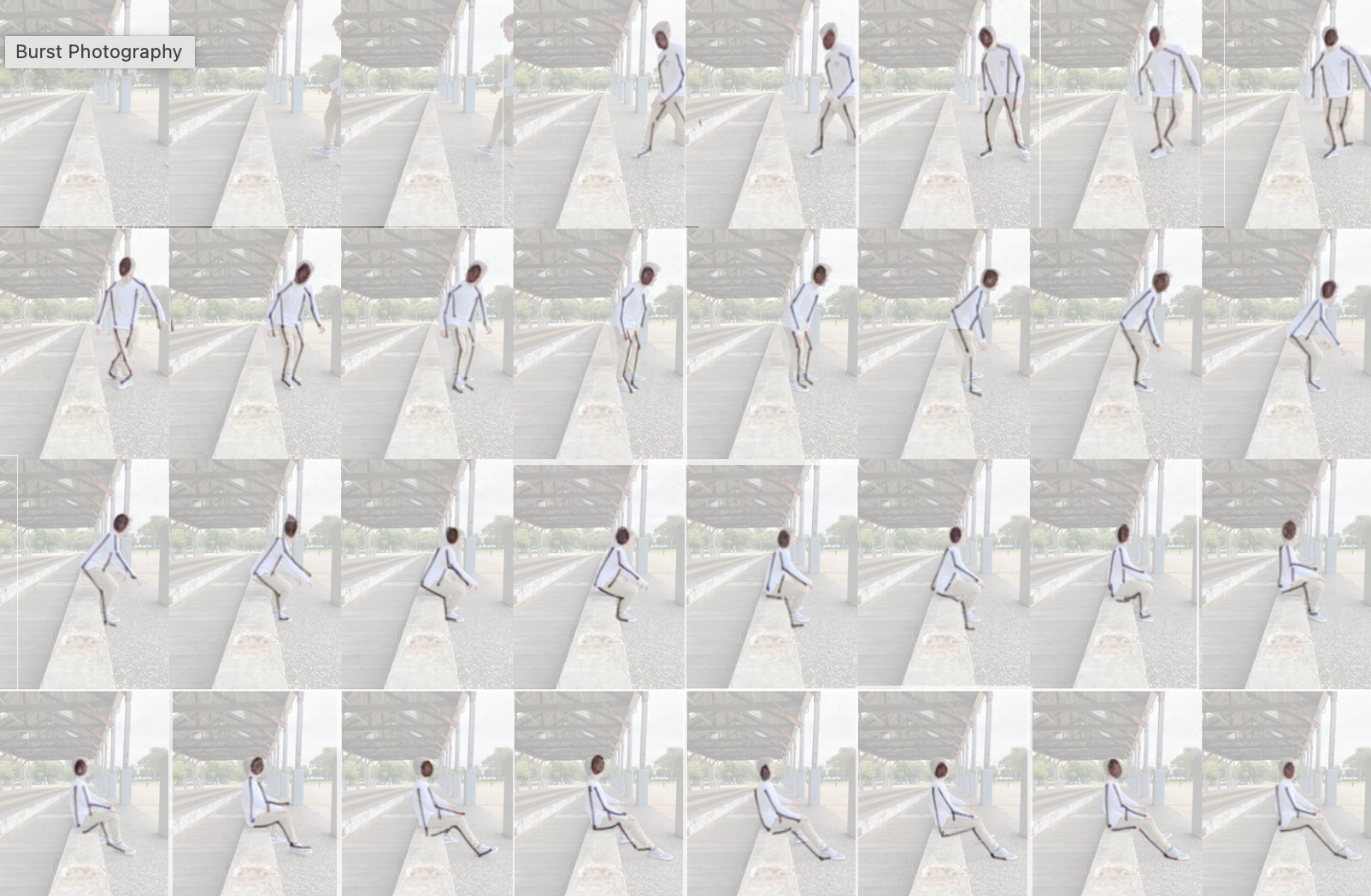 Movement Photography with Overlay Drawing
