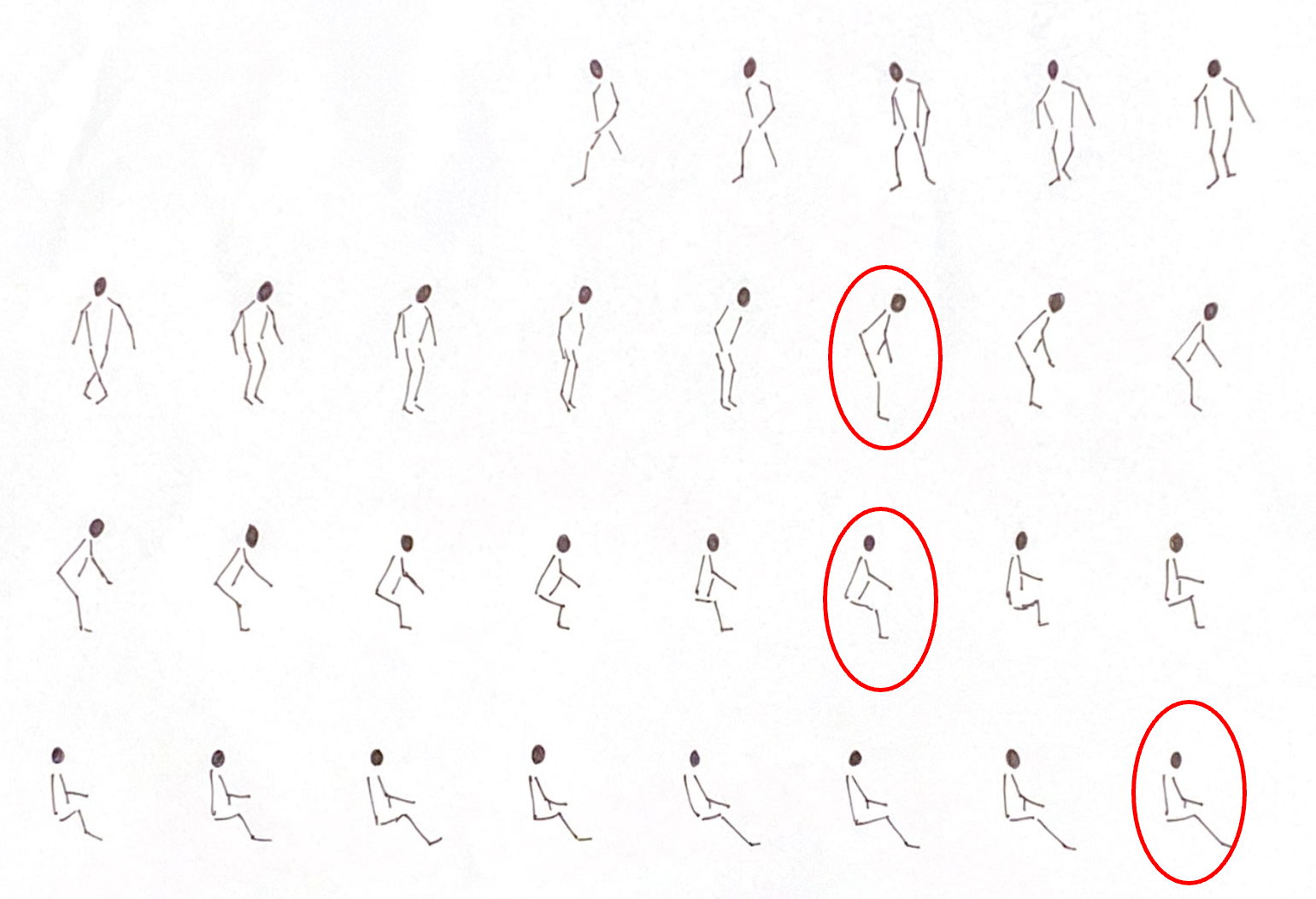 Movement Drawing and Defined Movements