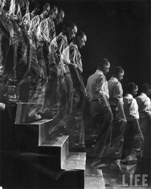 Precedent 1 - Marcel Duchamp Descending A Staircase for LIFE Magazine by Elliot Elisofon