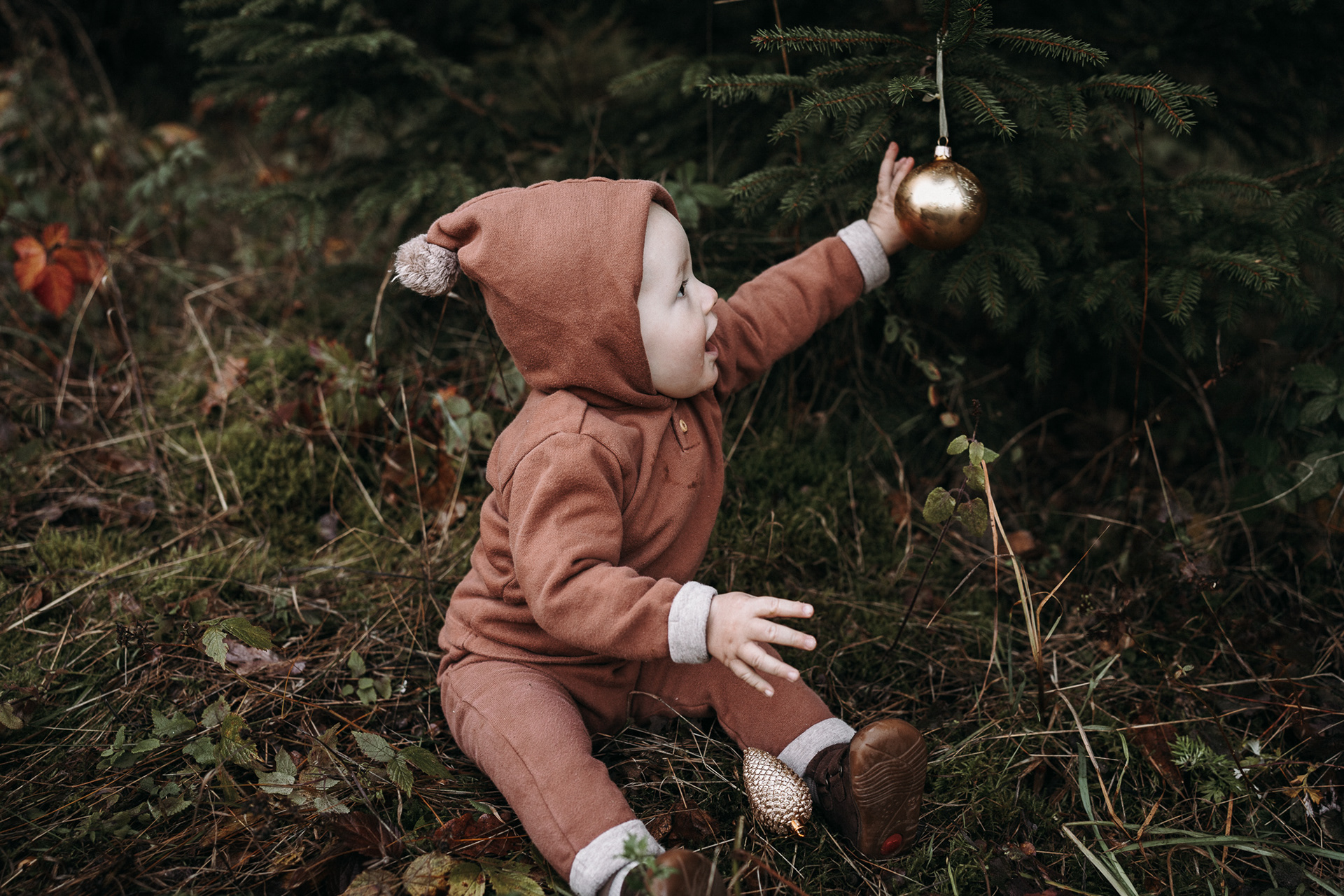 Weihnachtliche Kinder Fotos