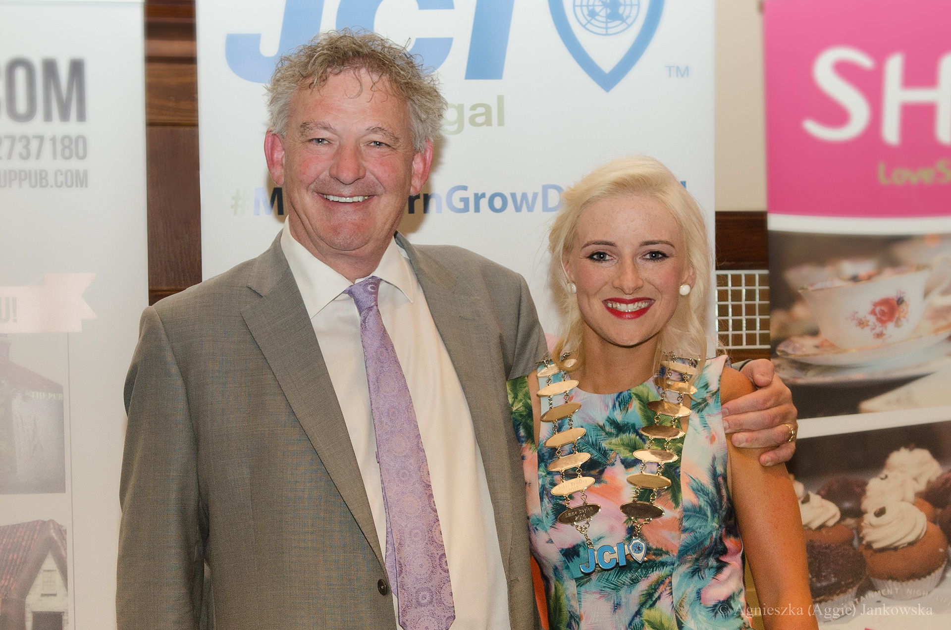 Peter Casey with Nikki Bradley