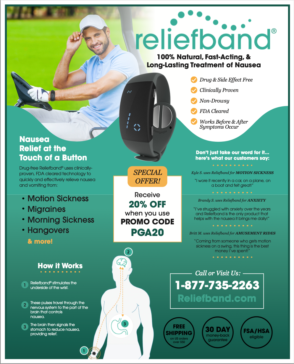 Print advertisement for PGA magazine