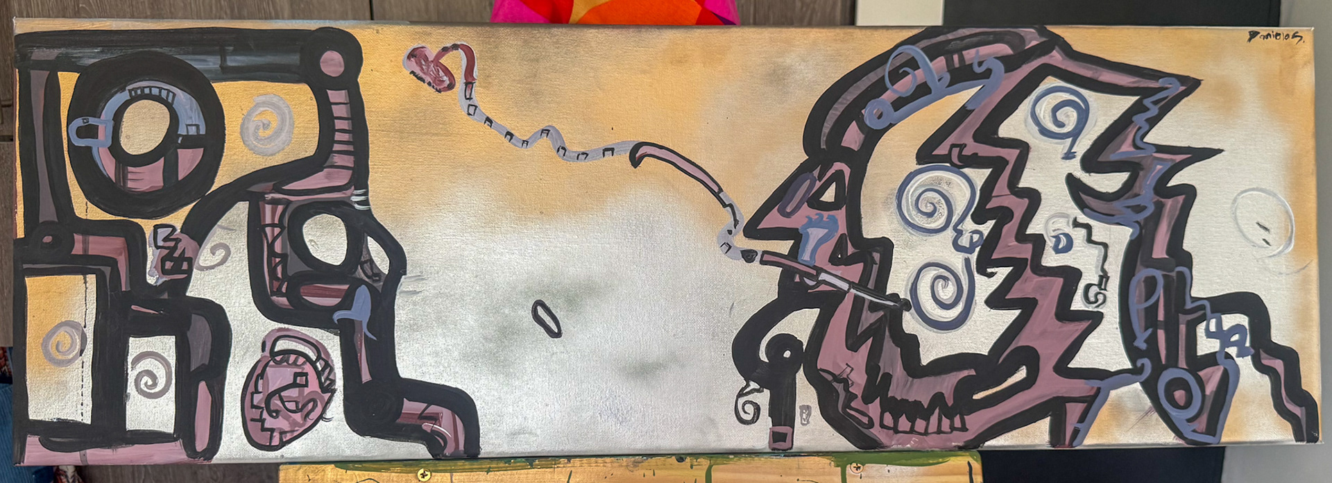 Metallic Spay Paint & Acrylic, 2026