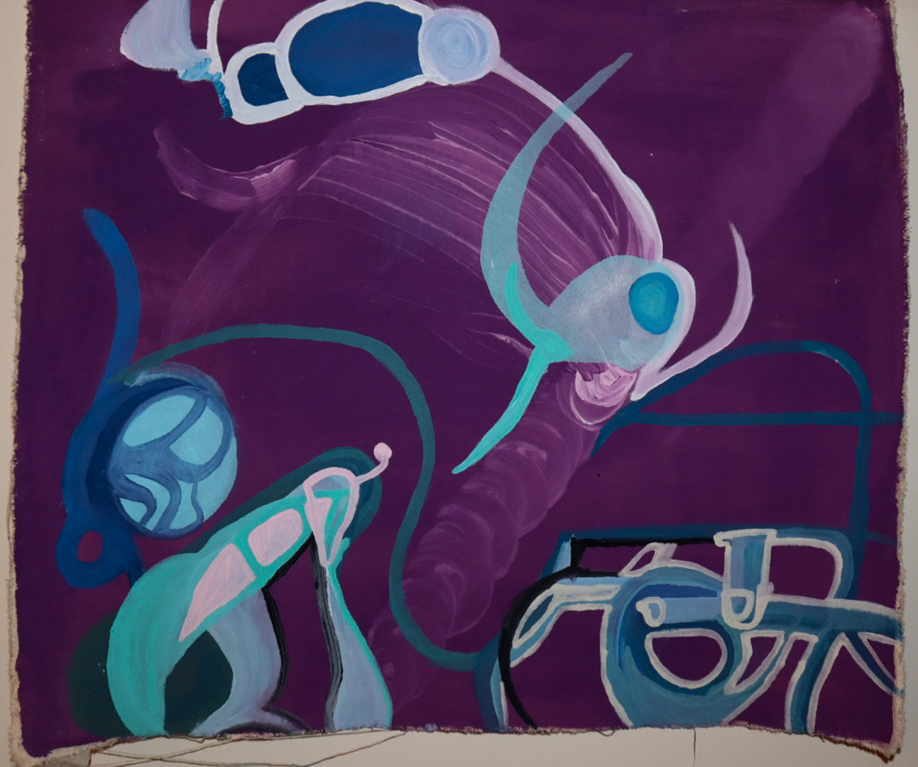 Acrylic on canva 2026