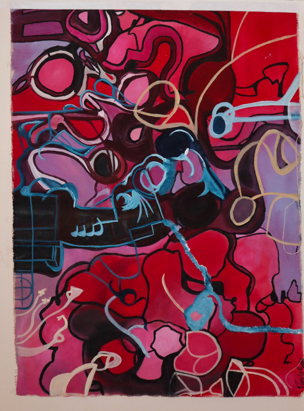 Acrylic on canva 2026