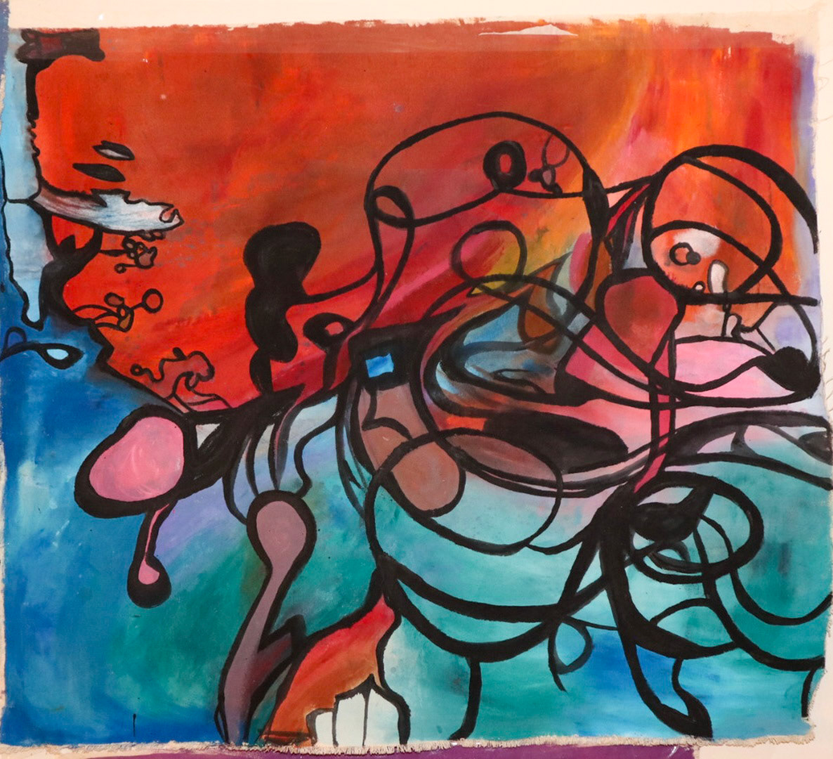 Acrylic on canva 2026